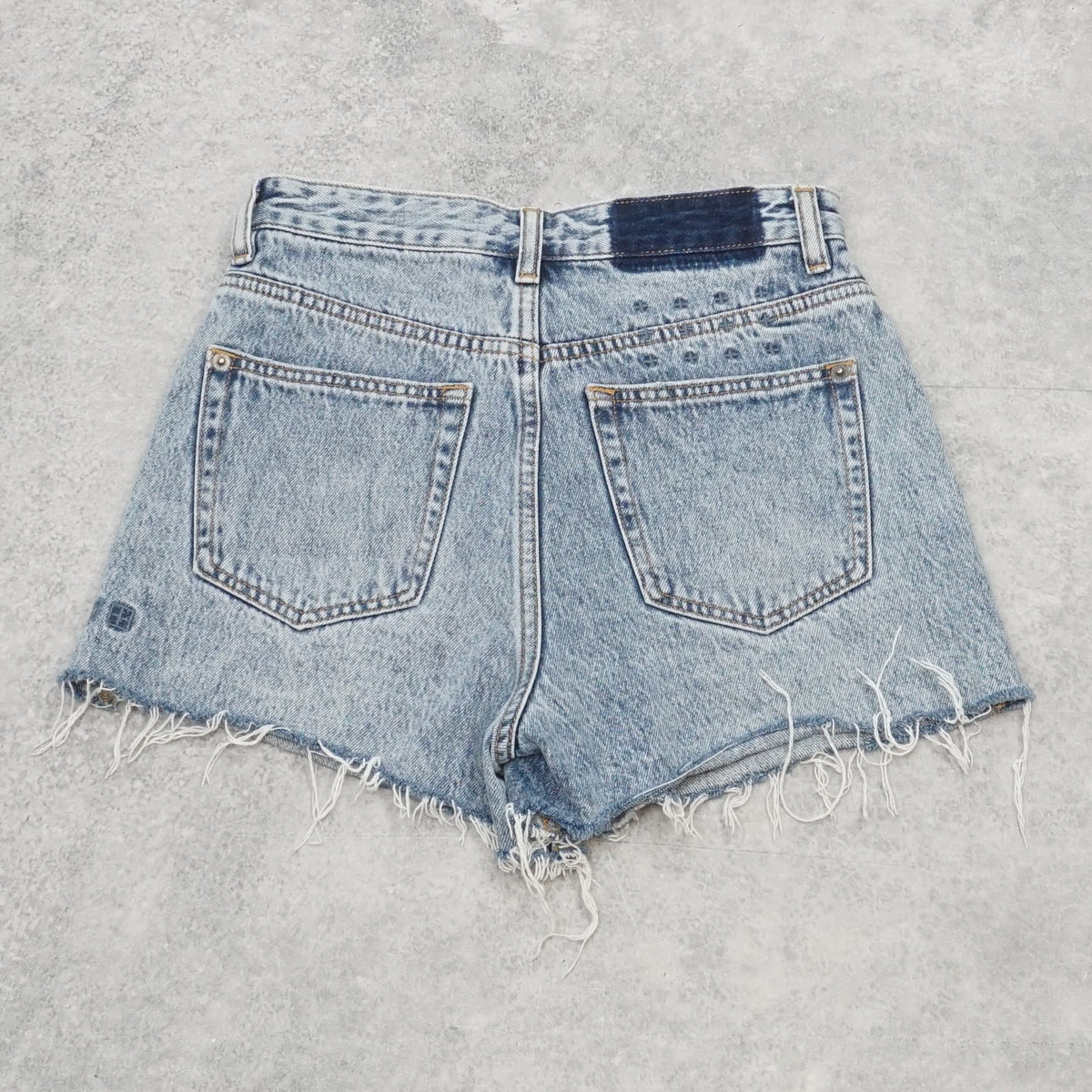 Tsubi Denim High Rise Shorts