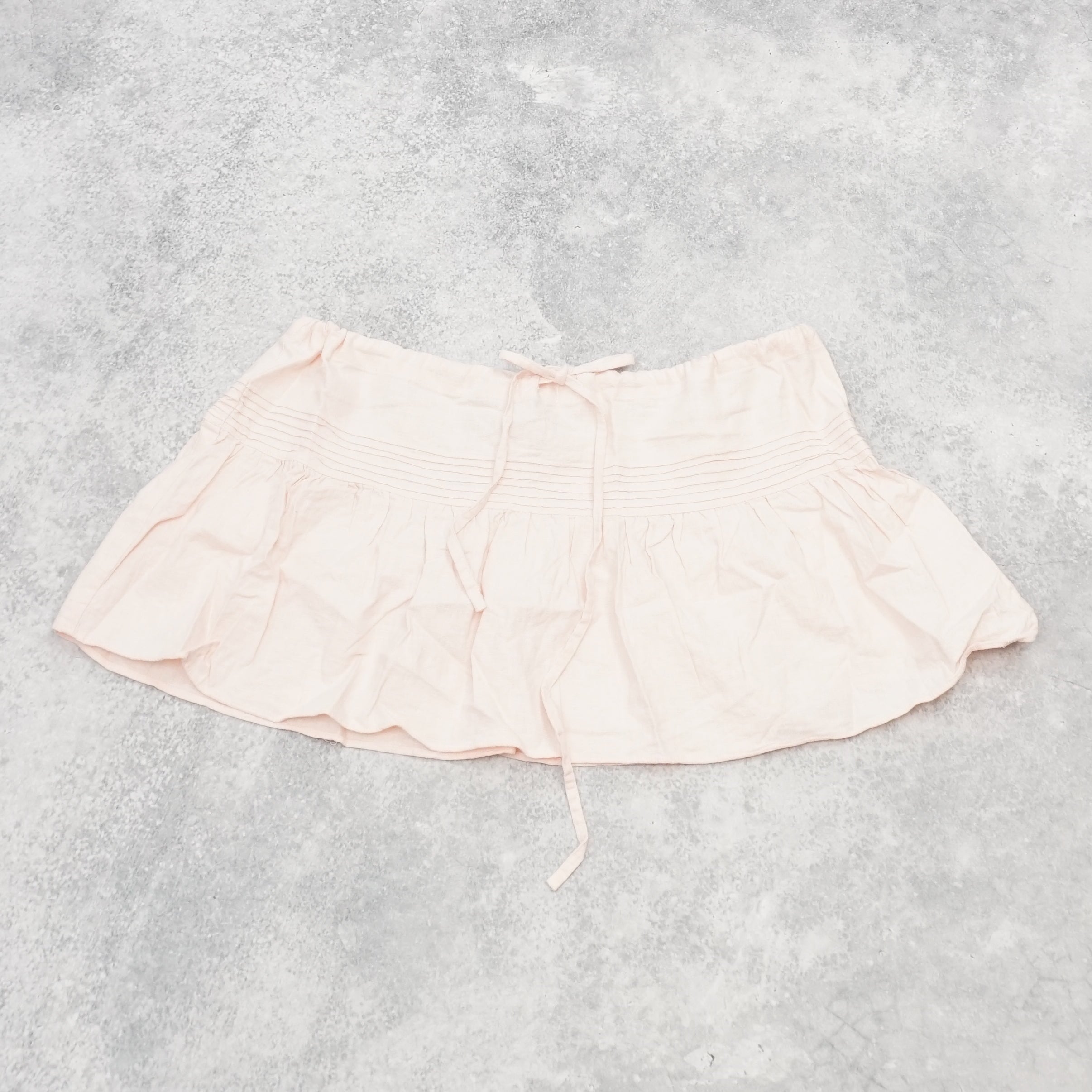 Blue Asphault Tiered Ruffled Skirt