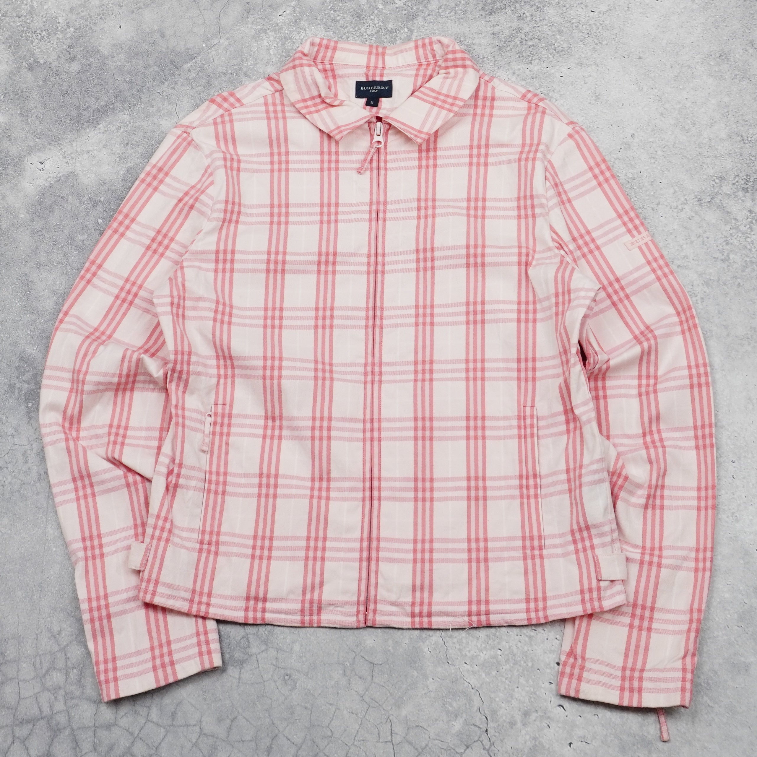 2000s Burberry Zip Up Jacket