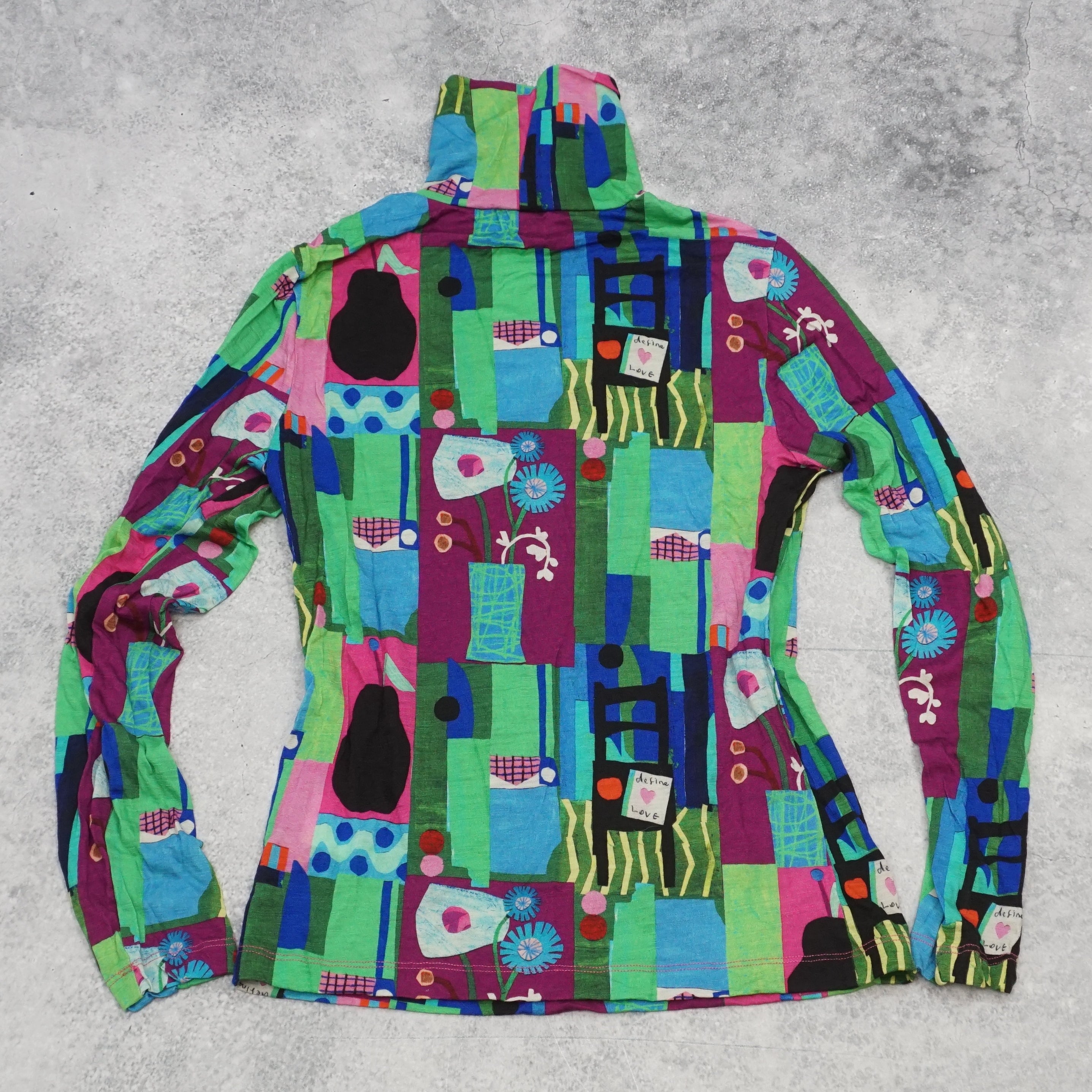 2000s Gorman Graphic Patterned Quarter Zip