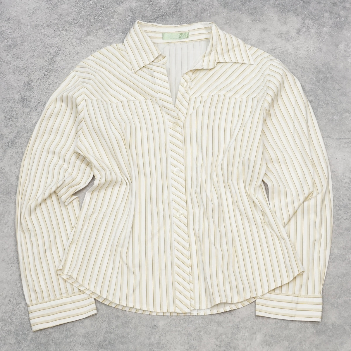 2000s Shen Gallo Striped Shirt