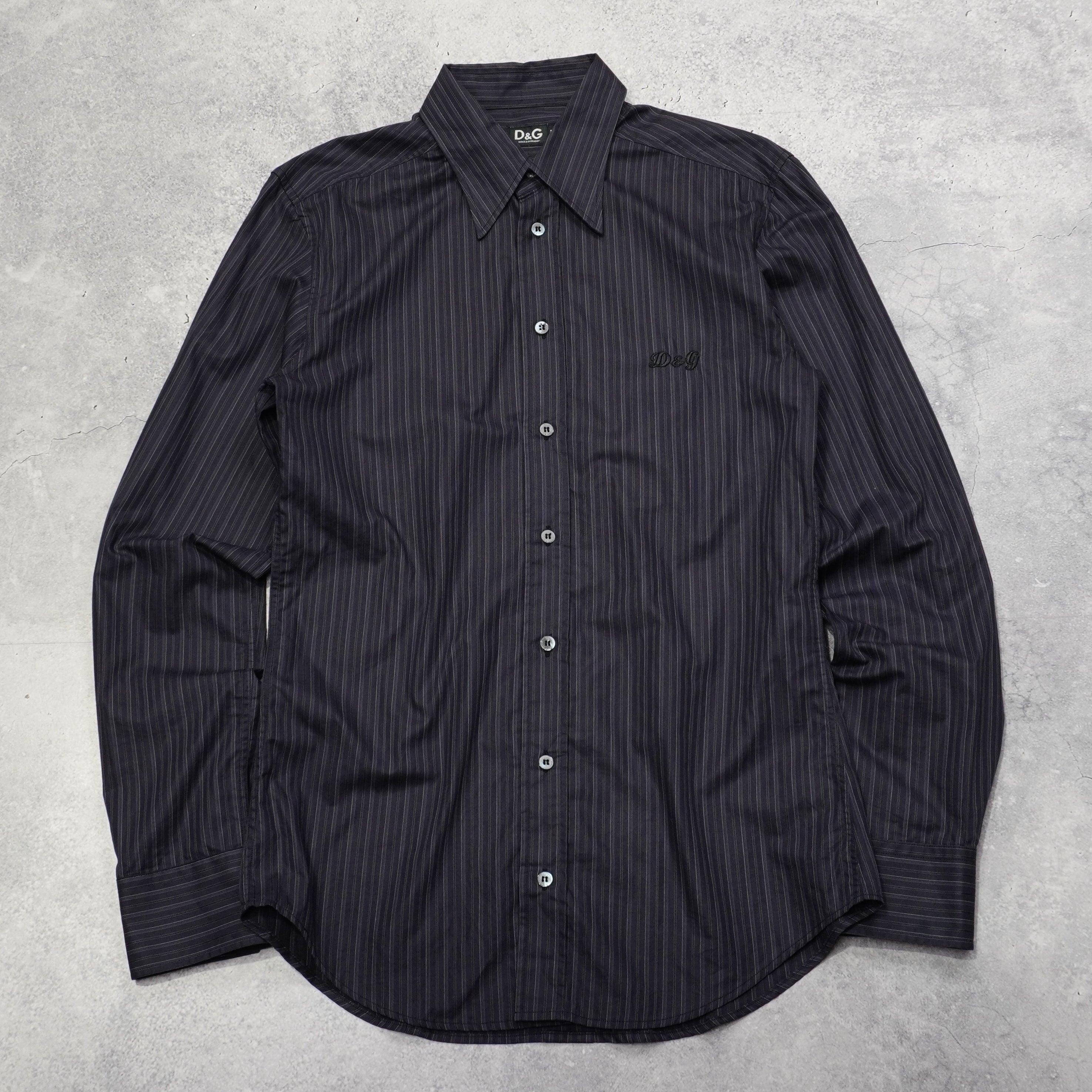 2000s Dolce & Gabbana Striped Button Up
