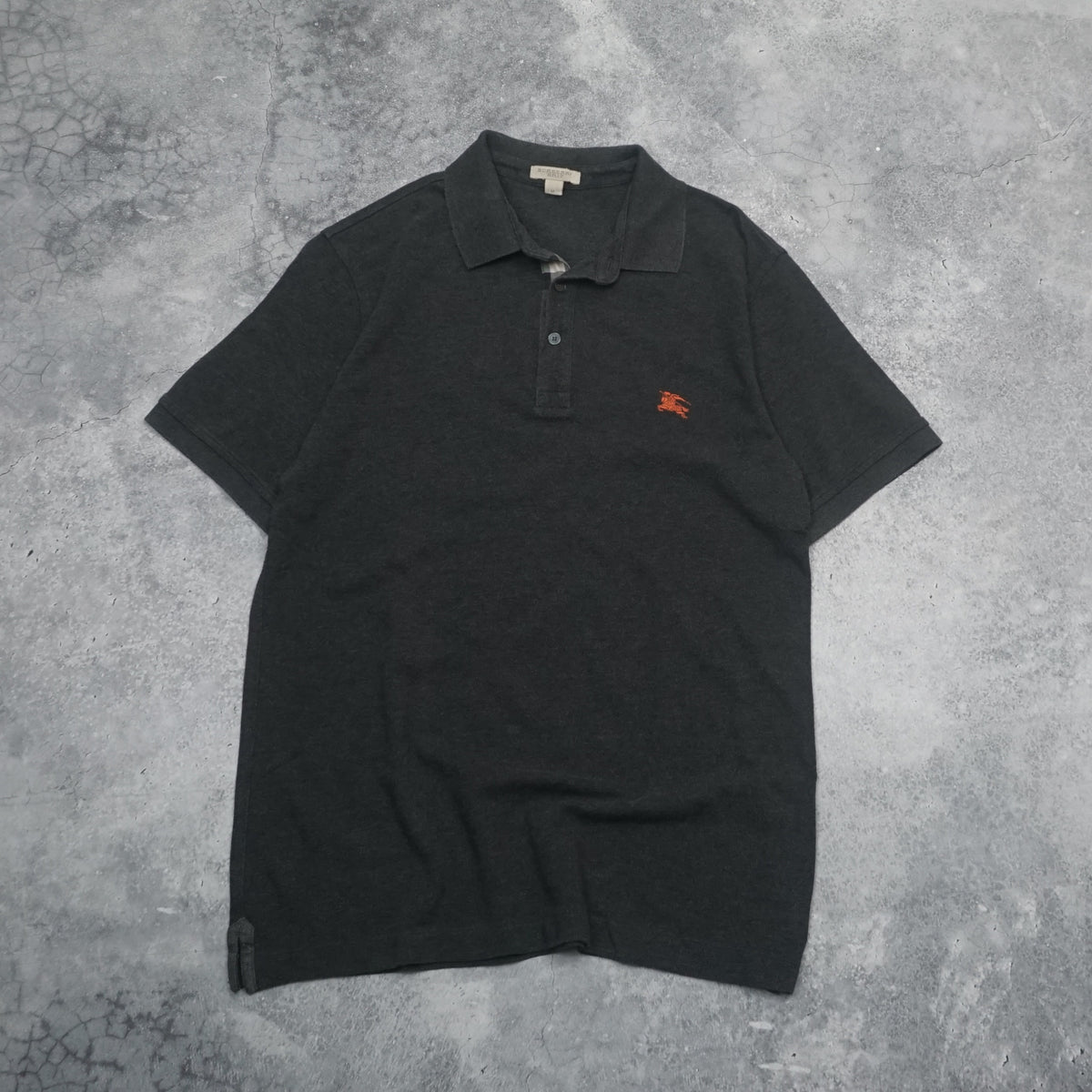 Burberry Brit Check Placket Embroidered Polo