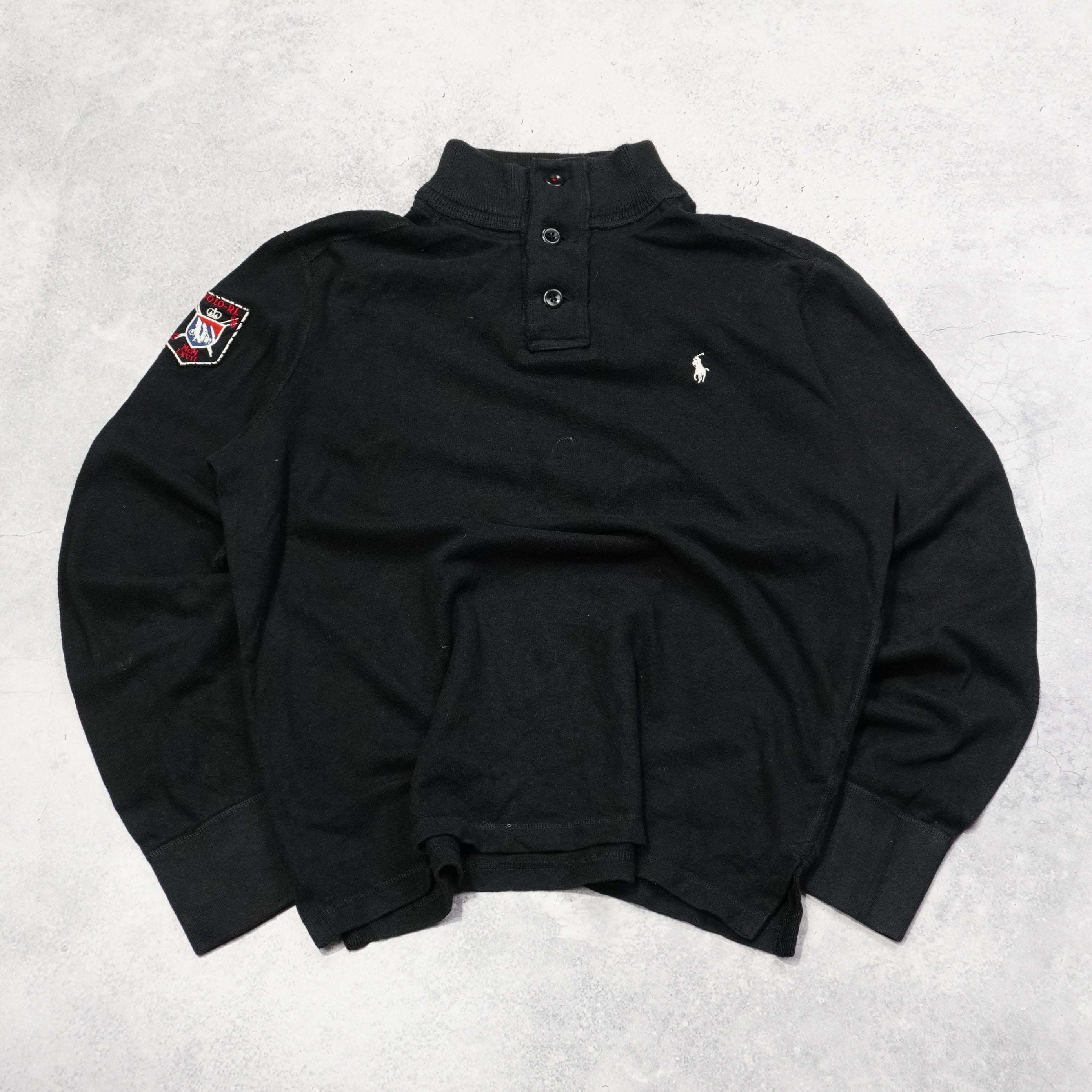 2000s Polo Button Closure Knit