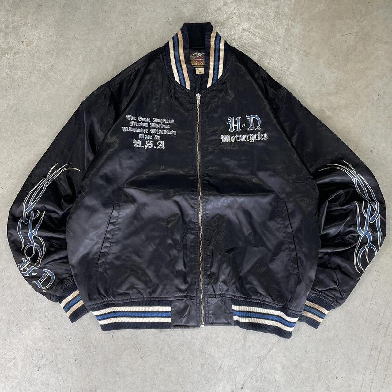 2000s Harley Davidson Retro Y2K Jacket Bomber