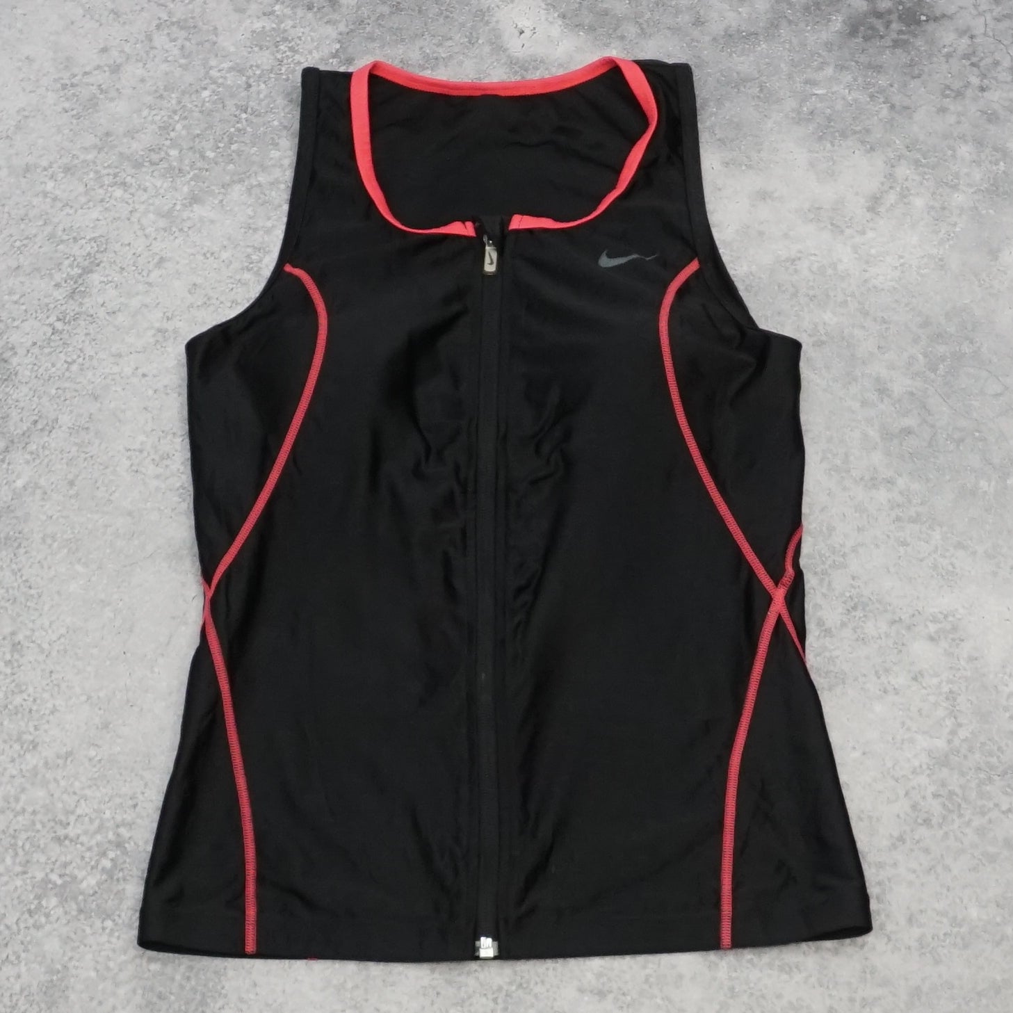Nike Performance Zip Tank Top Swim Top