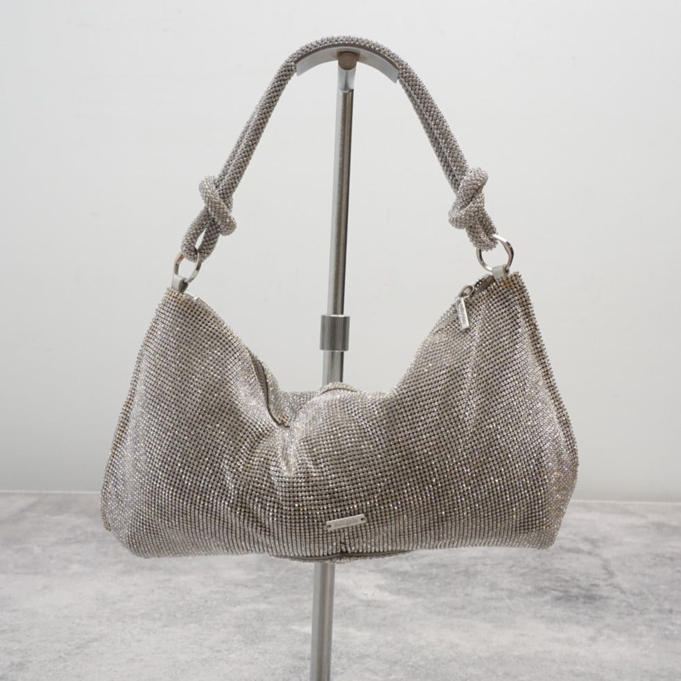 Cult Gaia Hera Nano Rhinestone Shoulder Bag Handbag