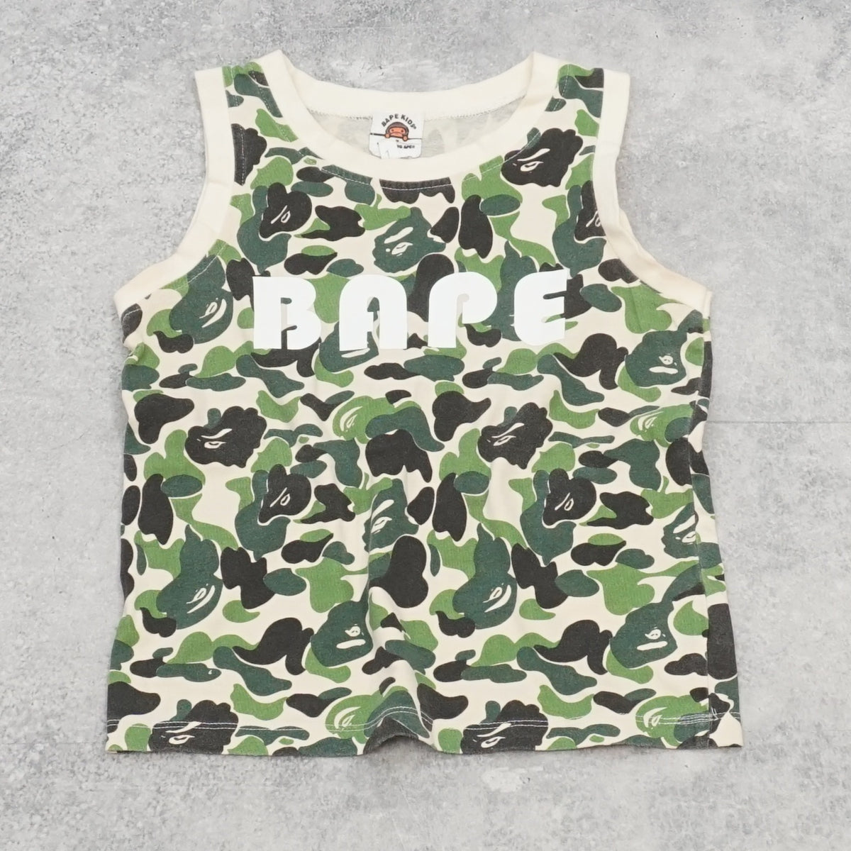 2000s Bape Kids ABC Camo Tank Top
