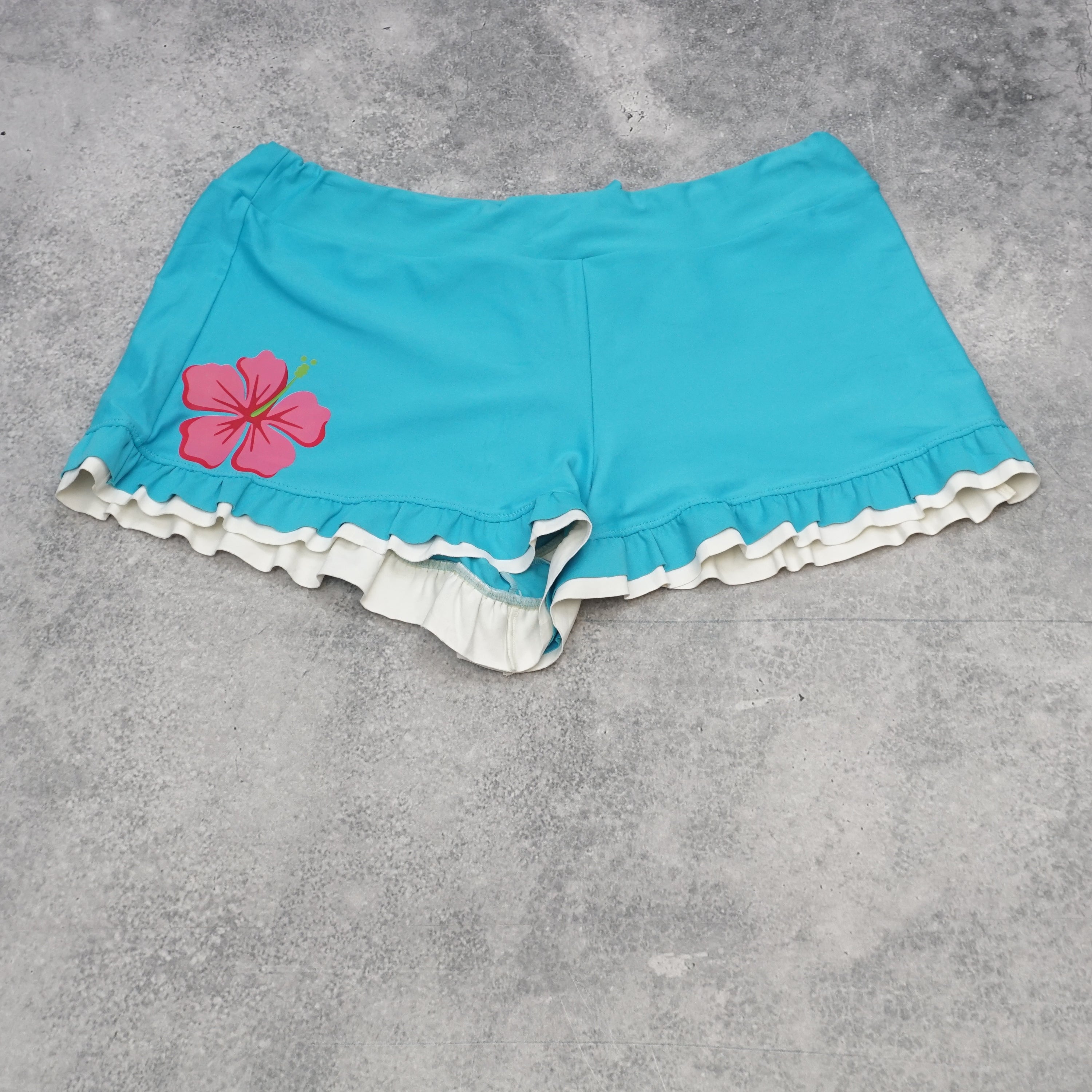 Hibiscus Print Shorts