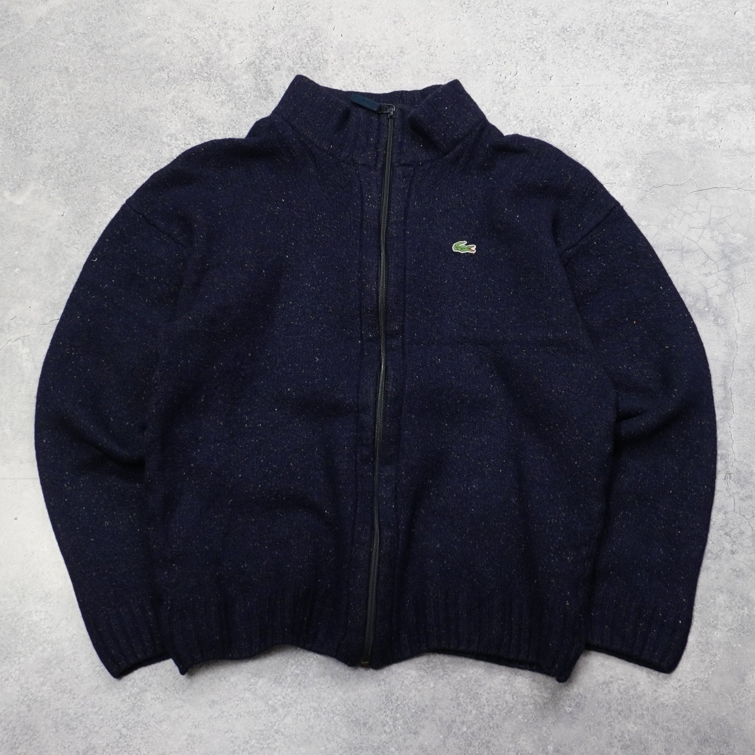 2000s Lacoste Wool Zip Up