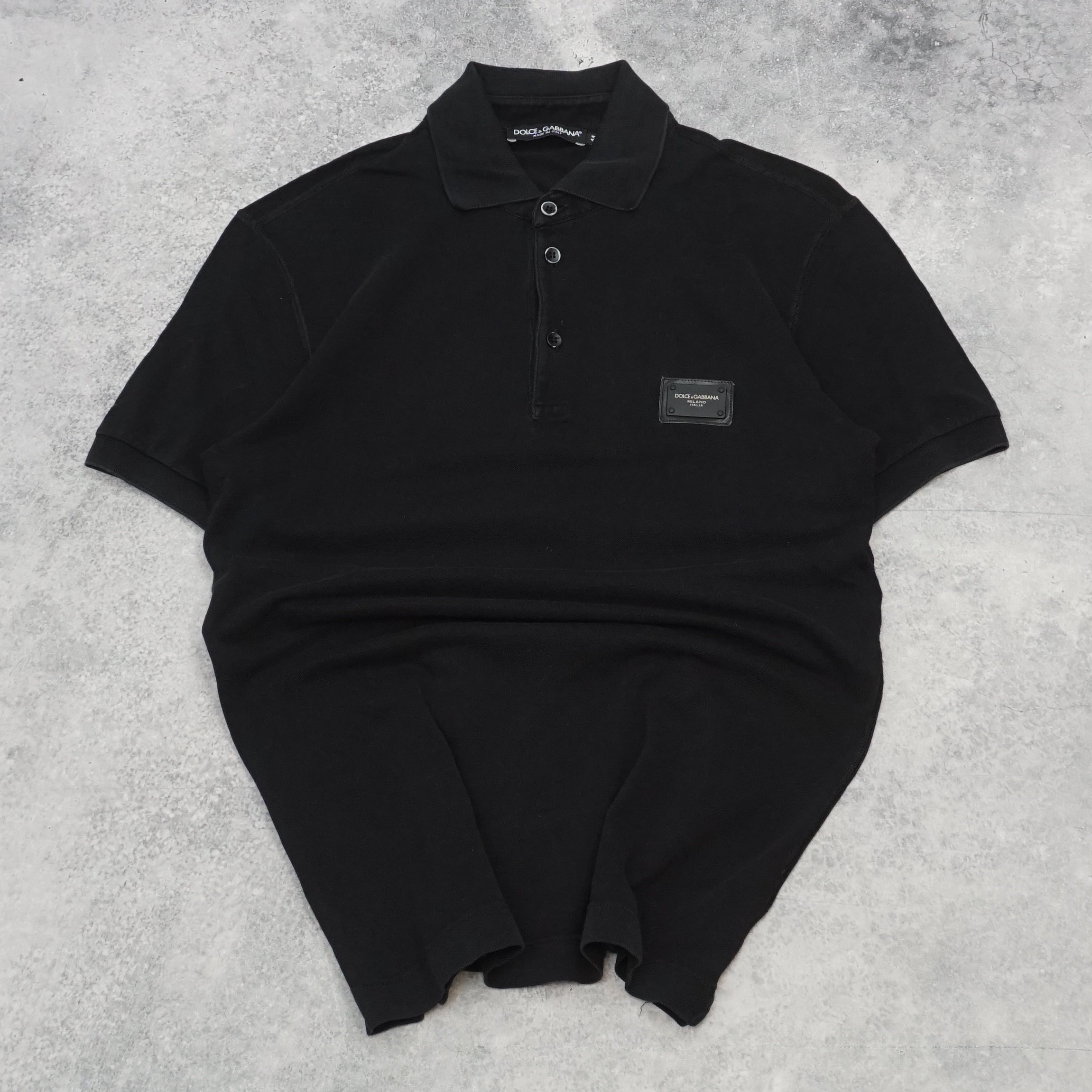 2000s Dolce & Gabbana Milano Plaque Polo