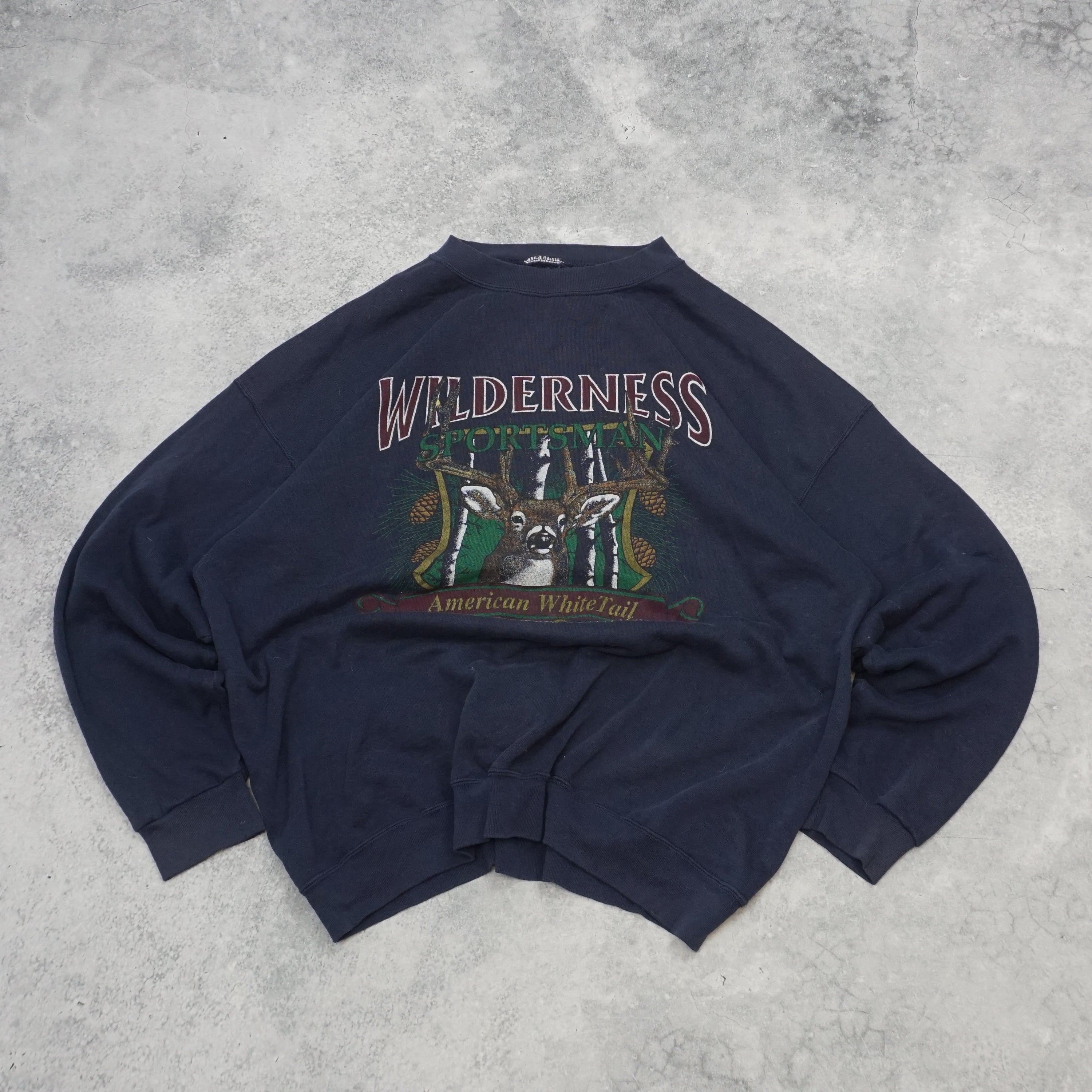 90s Wilderness Trading Outfitters Sportsman Graphic Sweater