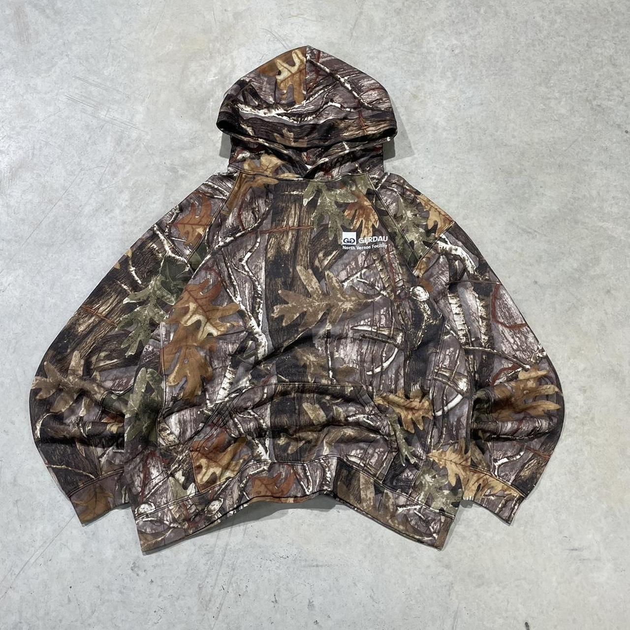 2000s Badger Camo Hoodie