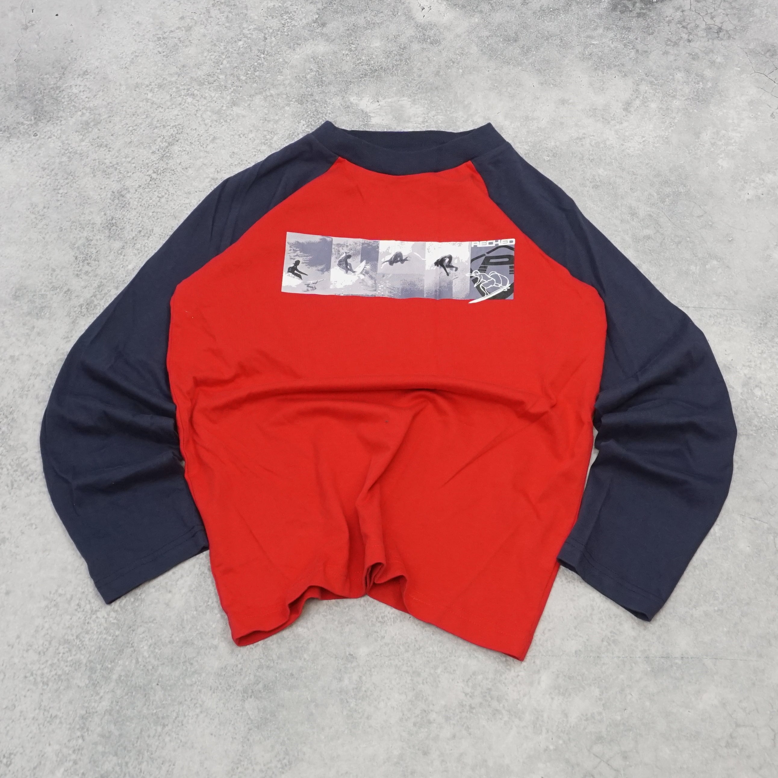 Reched Graphic Surf T-Shirt Long Sleeve