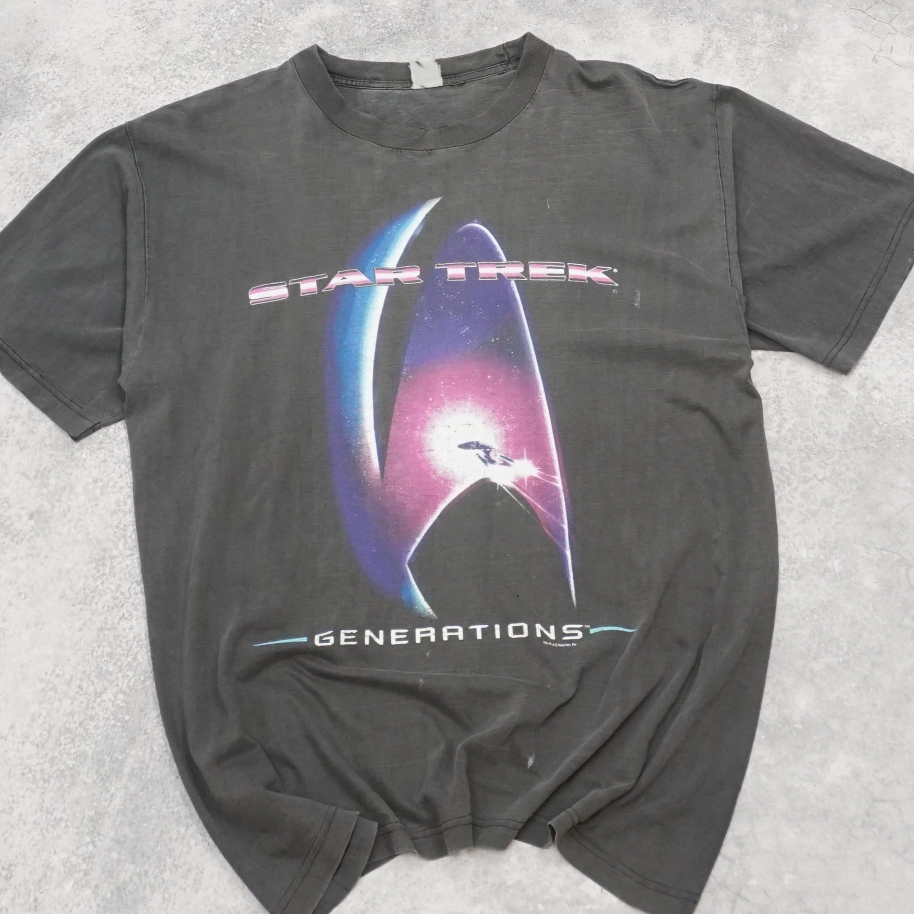 90s Vintage  Star Trek Generations Graphic T-Shirt