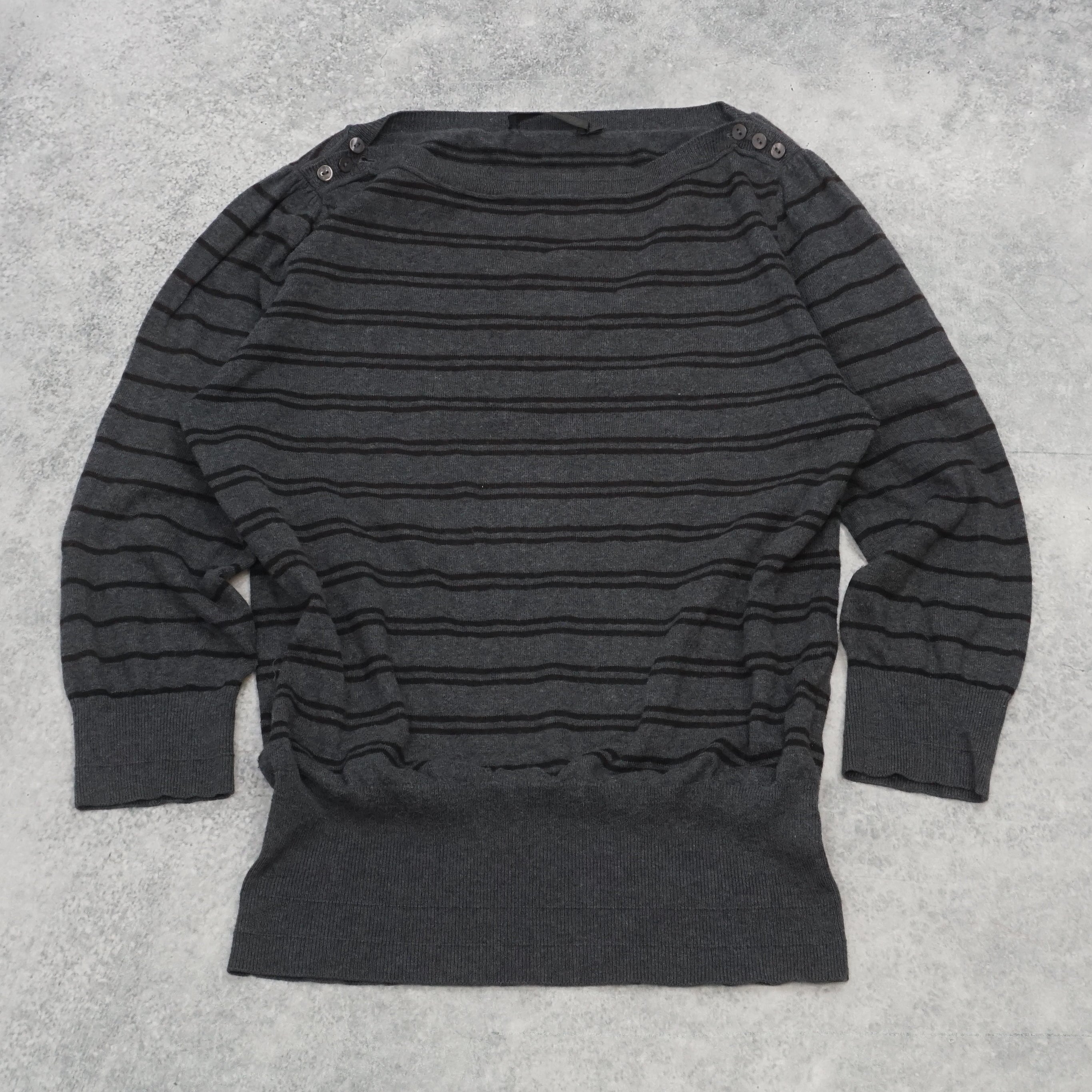 David Lawrence Striped Sweater Knit