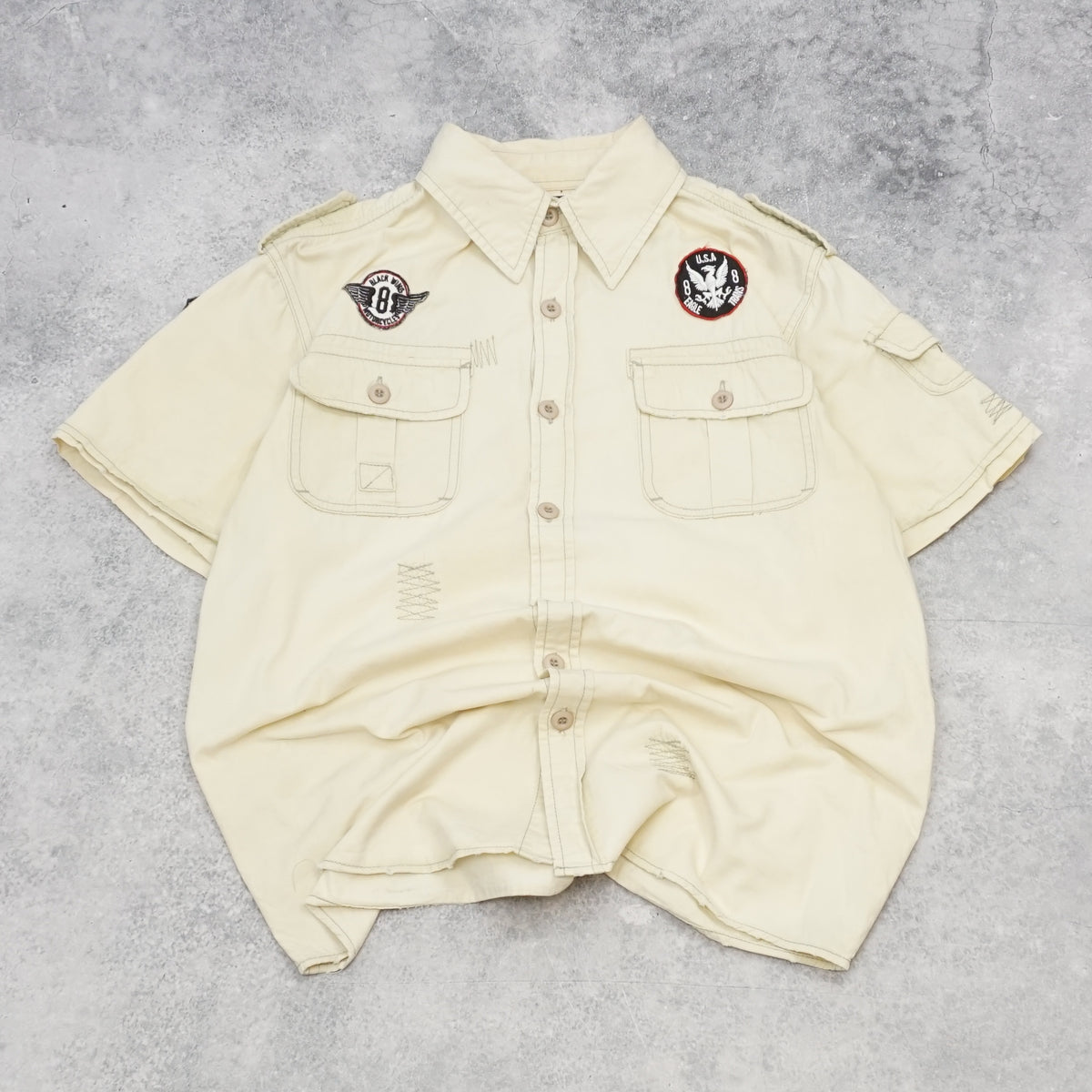 2000s Easystreet Patch Utility Button Up