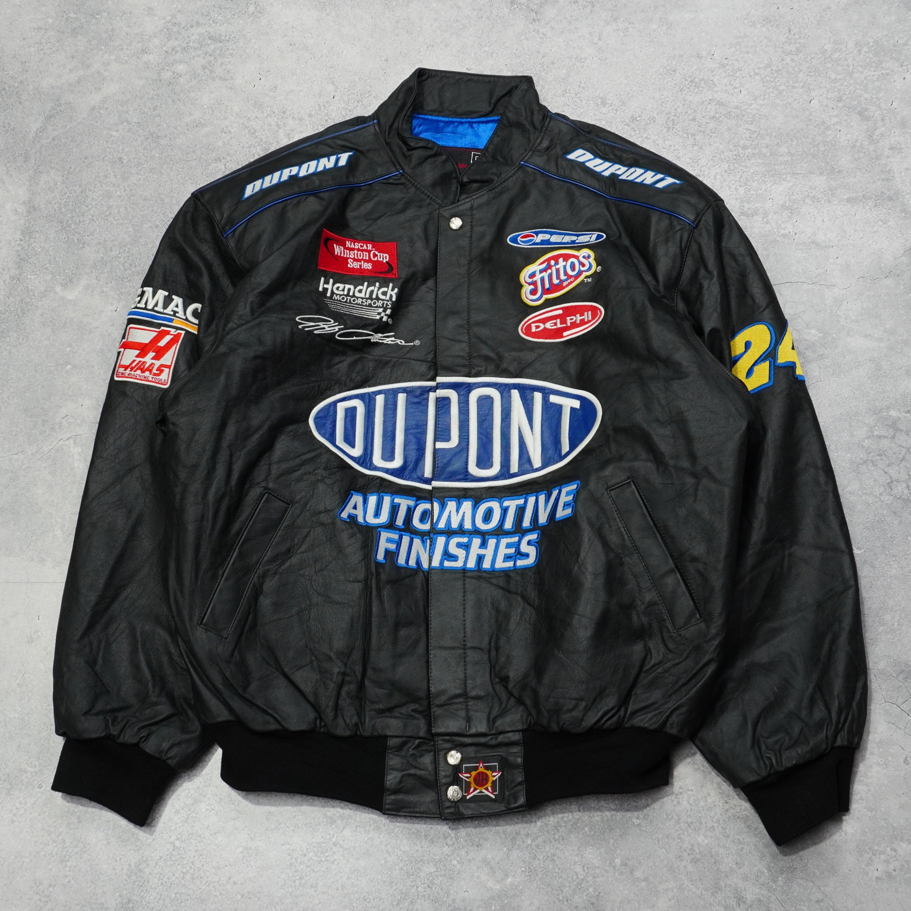 2000s JH Design Leather Racing Jacket