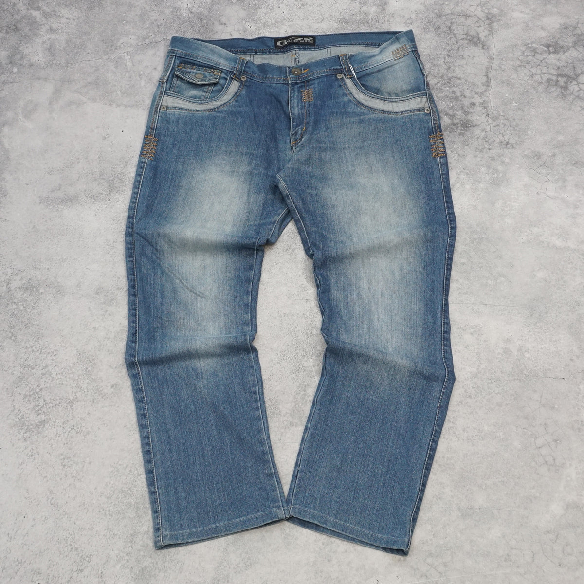 2000s G72 Denim Bootcut Embroidered Jeans
