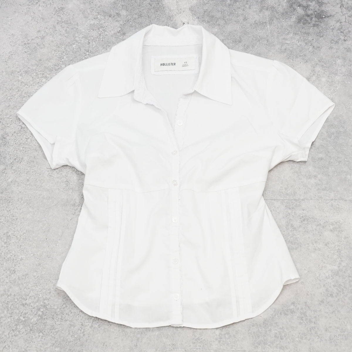 2000s Hollister Short Sleeve Fitted Shirt
