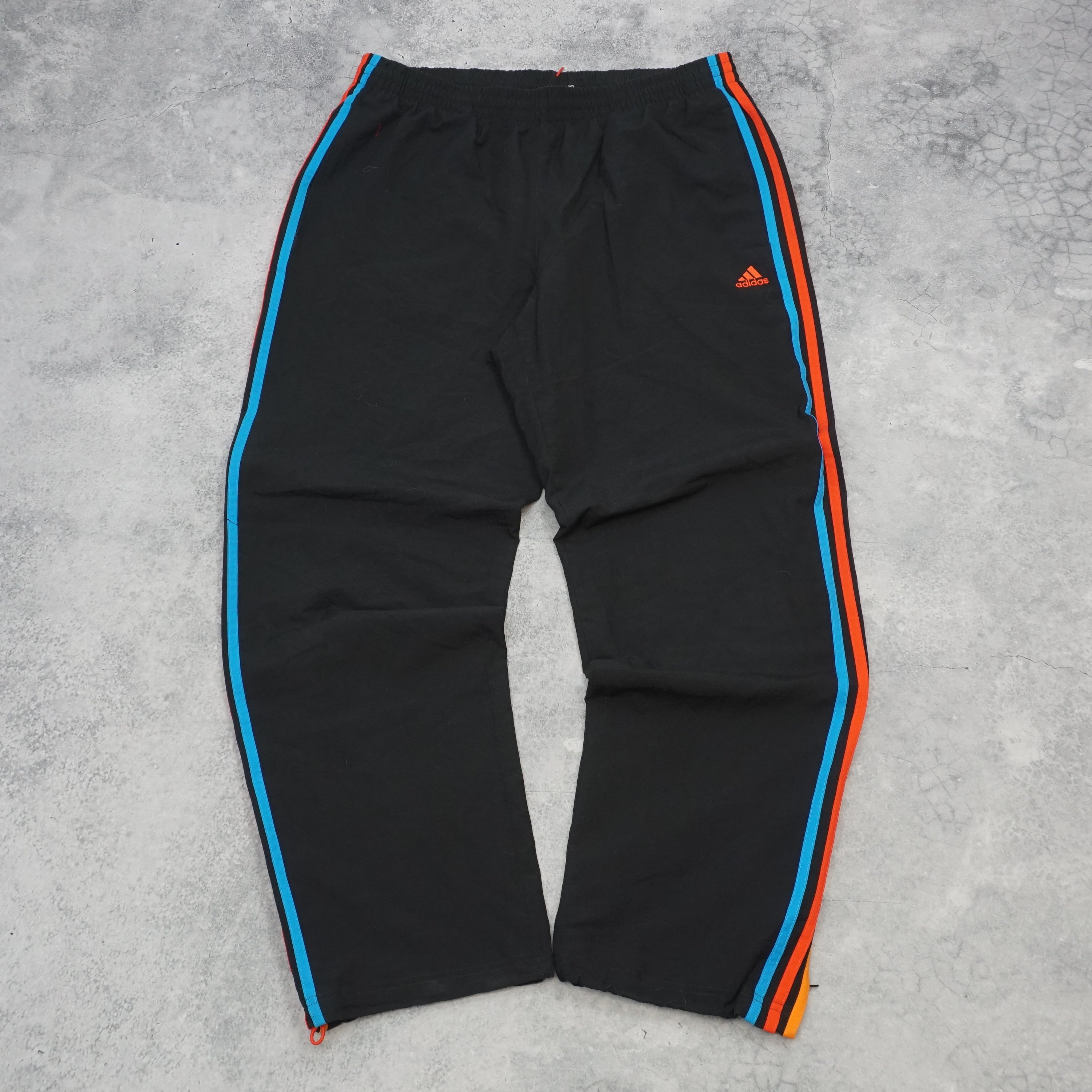 2000s Adidas Graphic Striped Track Pants