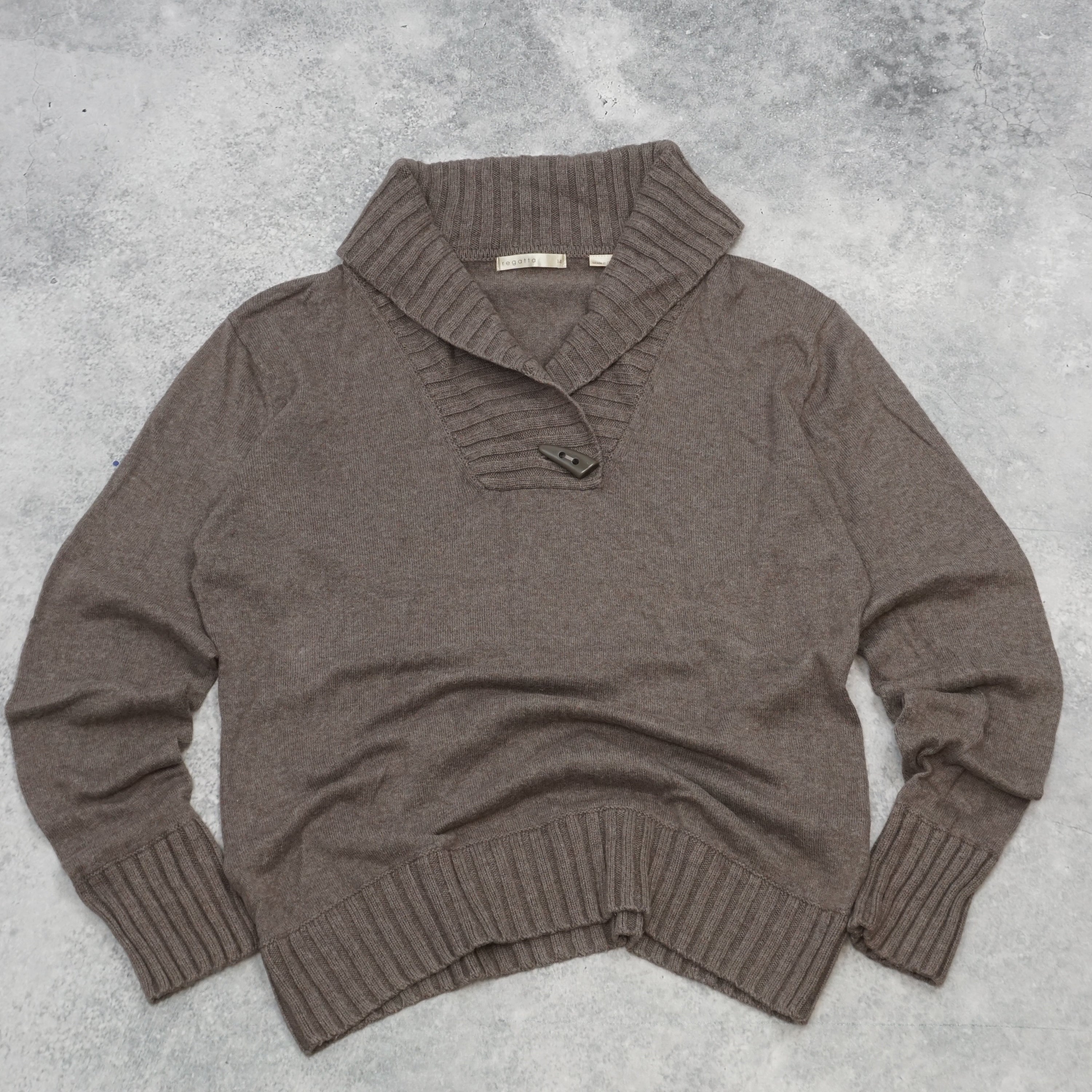 Regatta Shawl Collar Knit