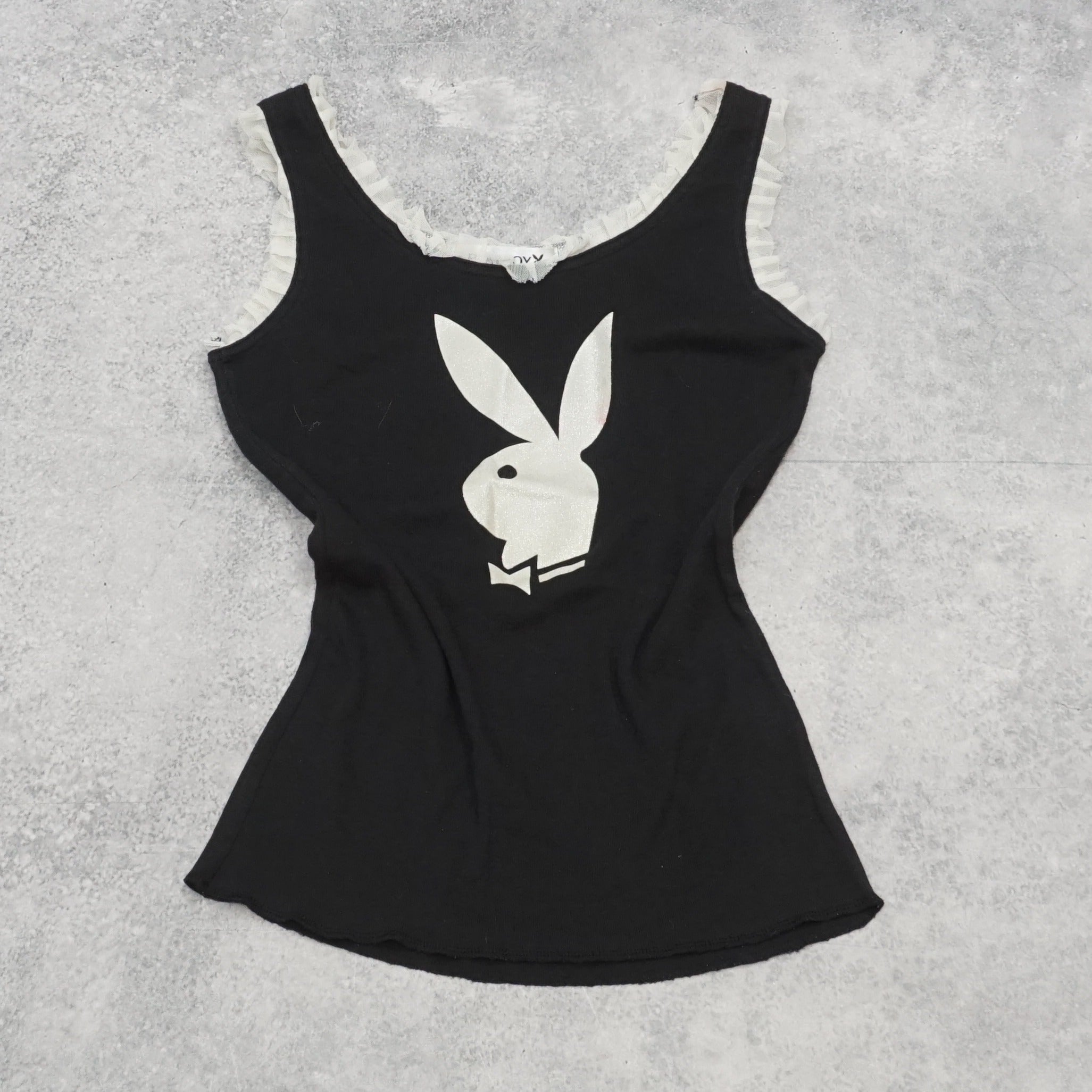 2000s Playboy Bunny Logo Fitted Cami Top