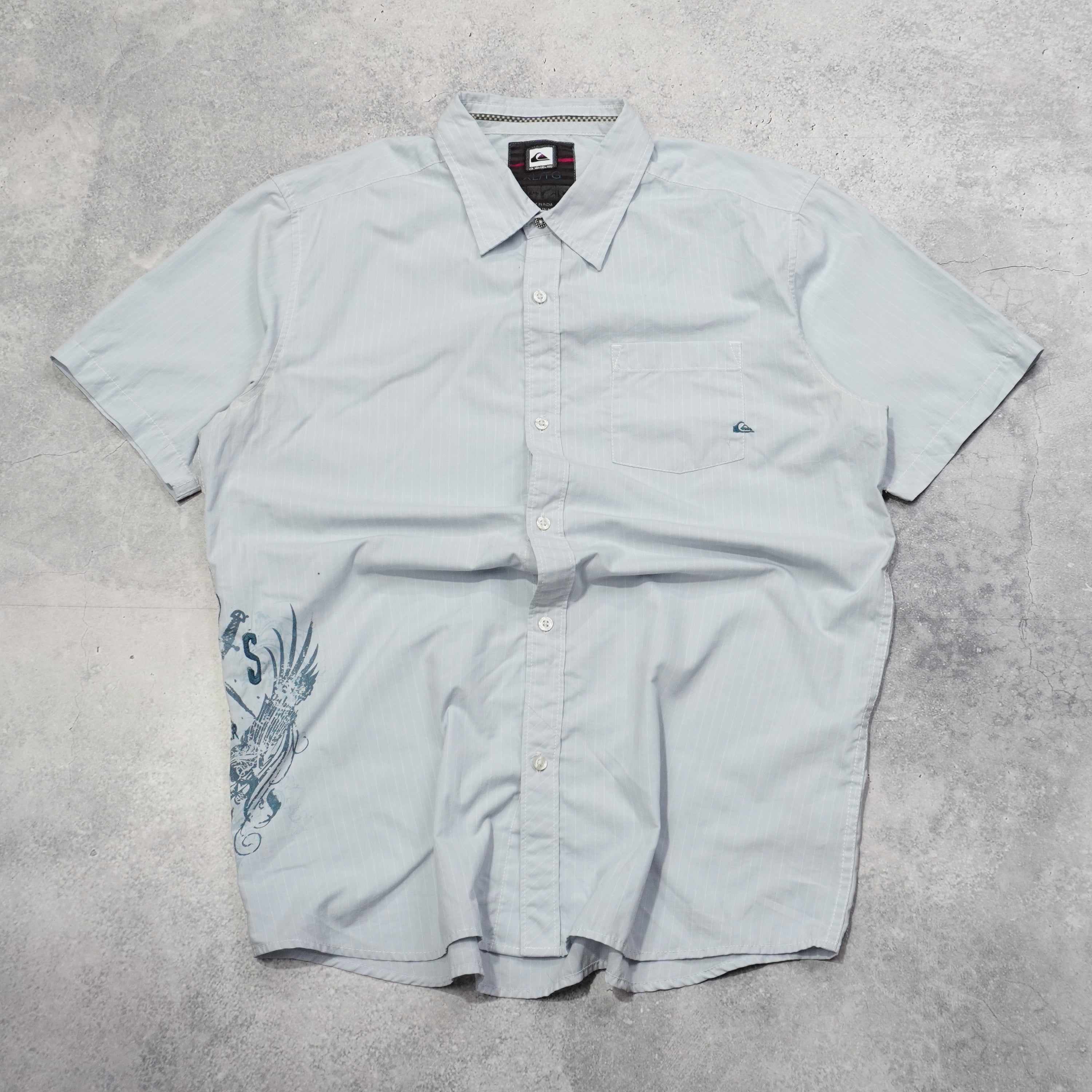 2000s Quiksilver Short Sleeve Button Up