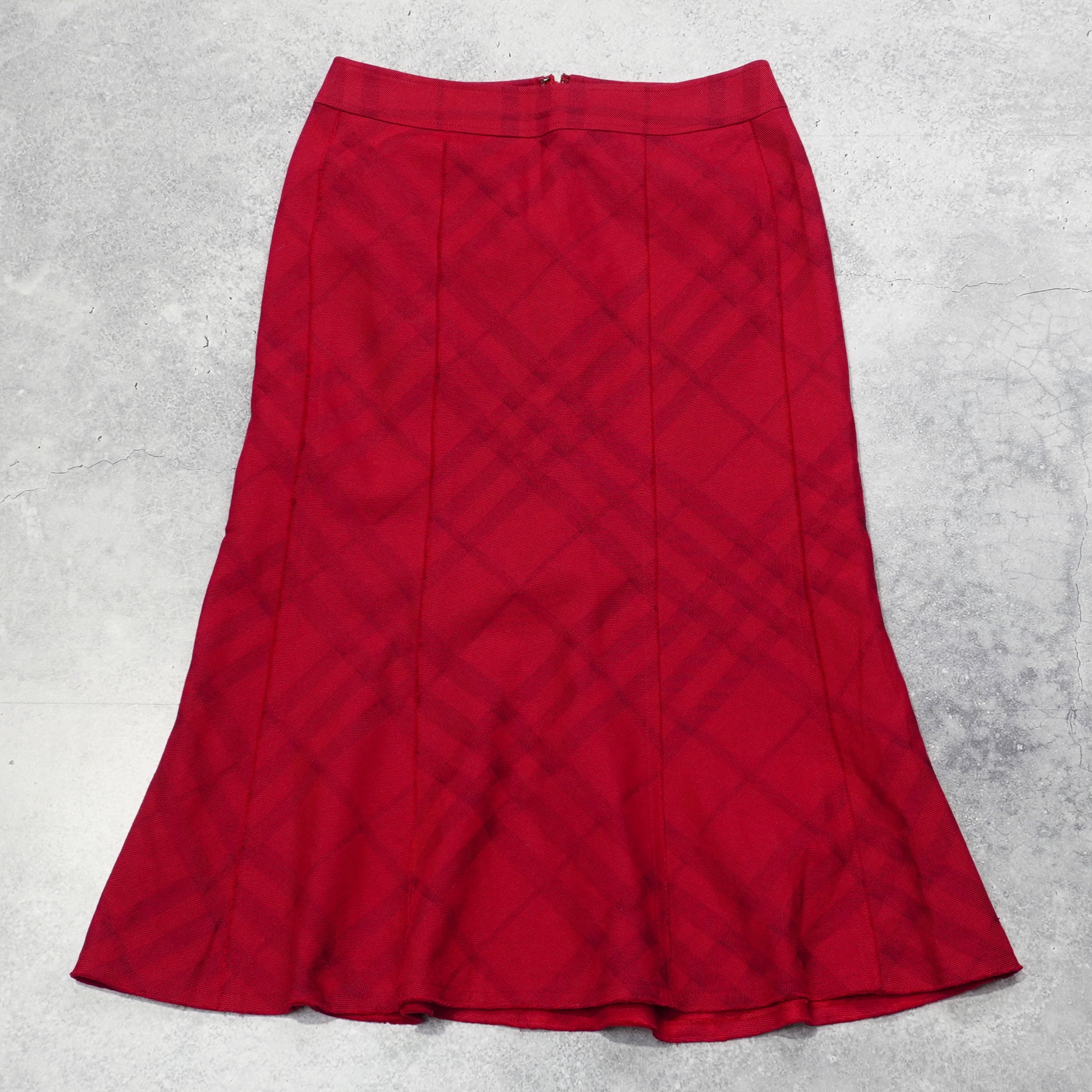 2000s Burberry Nova Check Skirt