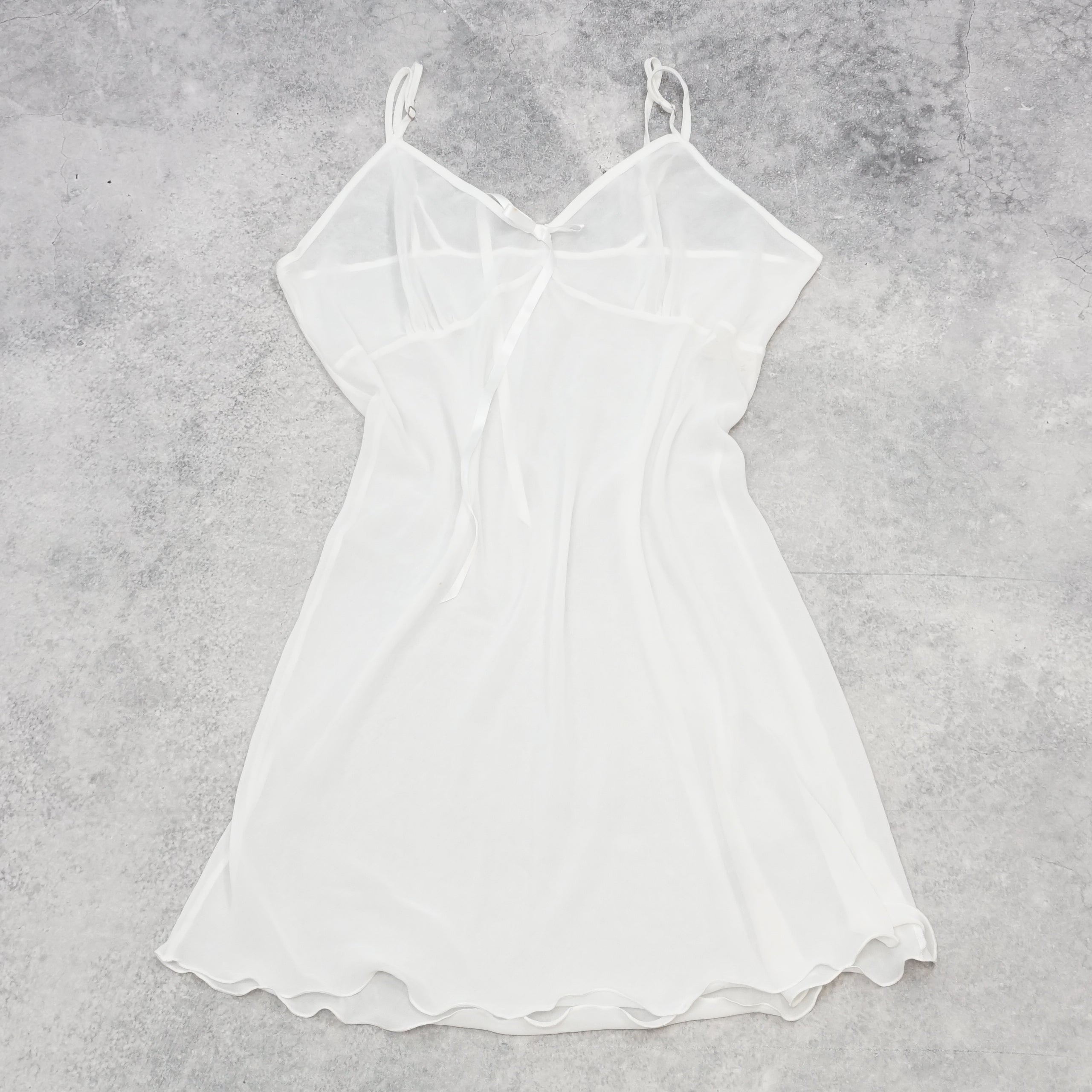 90s Sophistique Lingerie Slip Sheer Dress