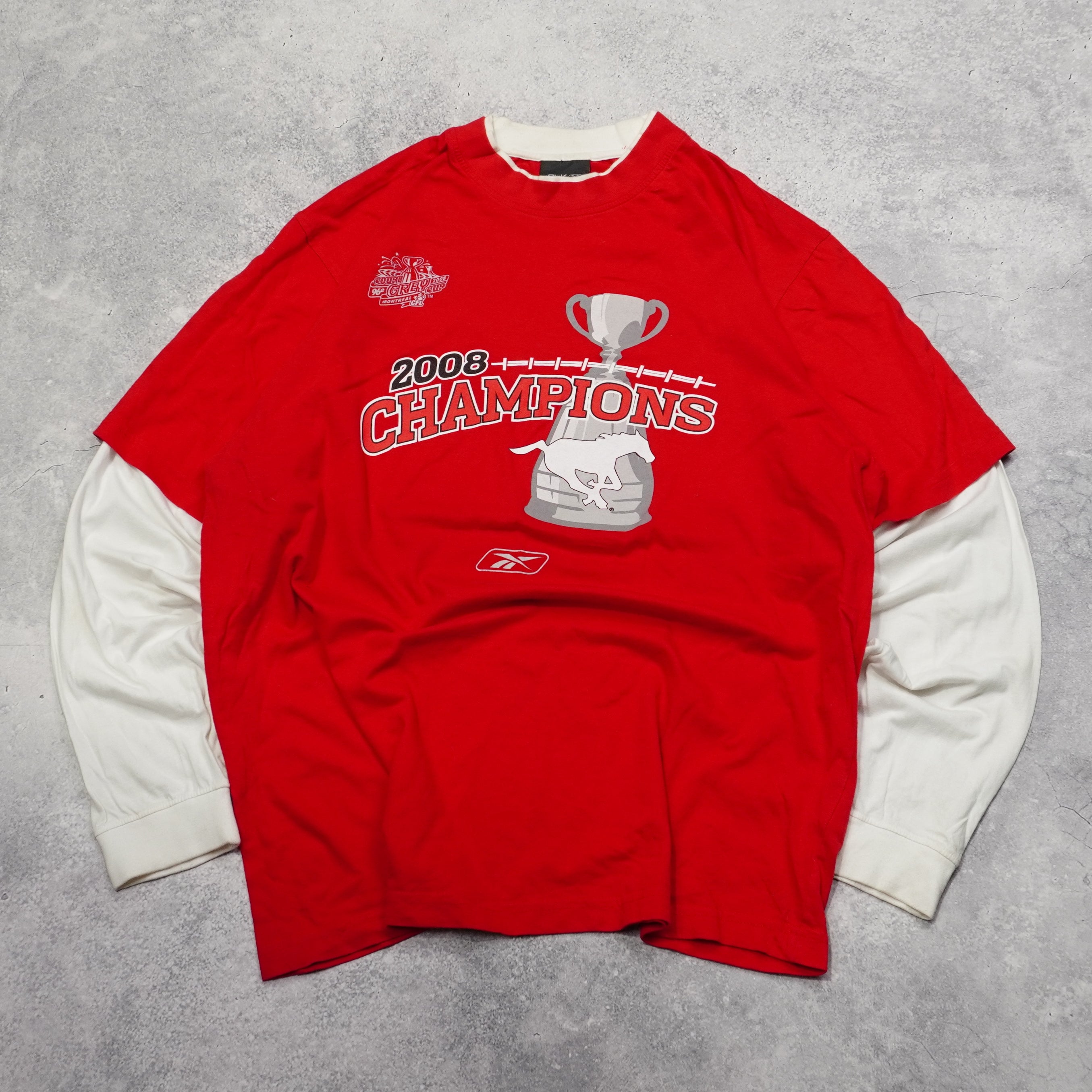 2000s Reebok Double Sleeve T-Shirt