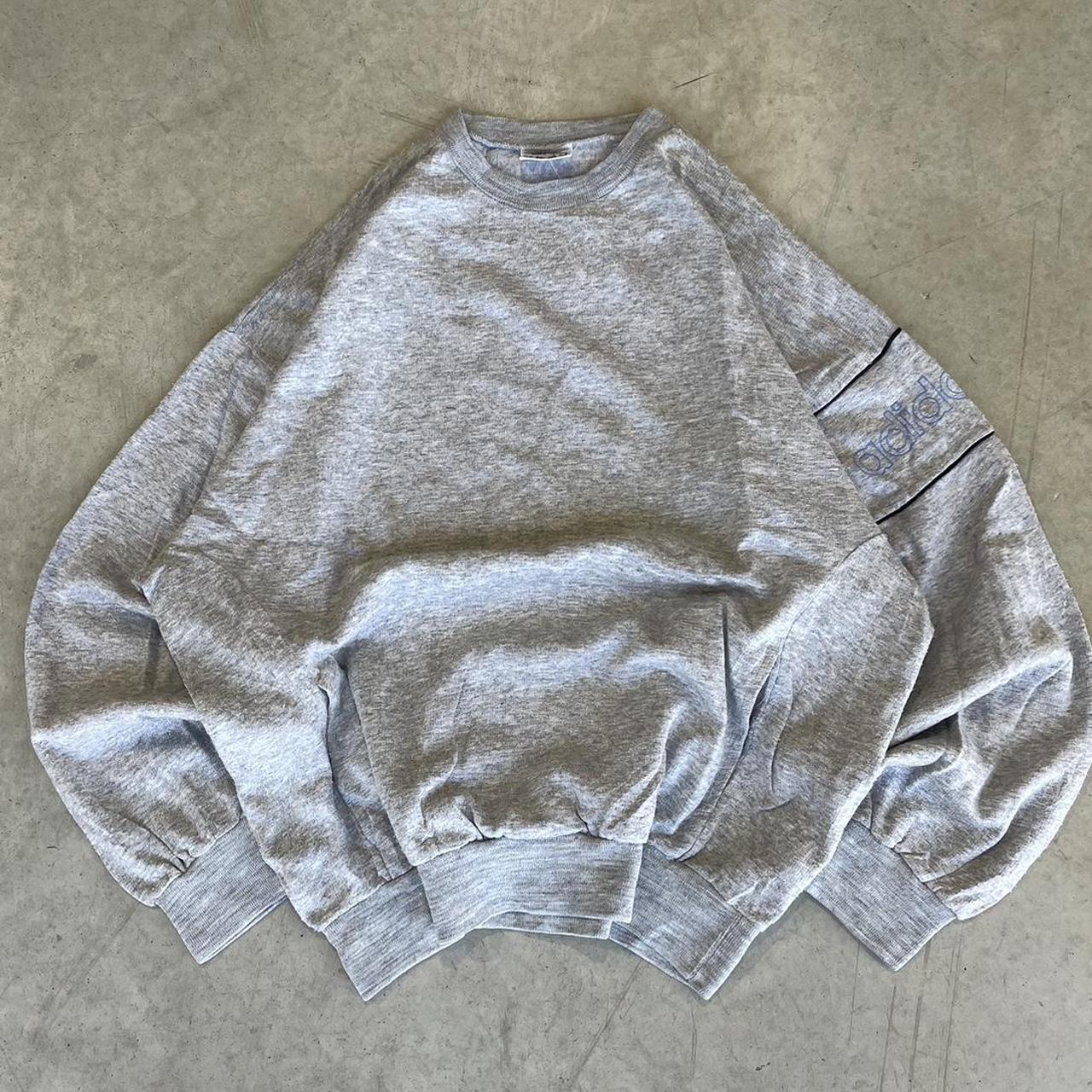 80s Adidas Oversized Crewneck Sweater