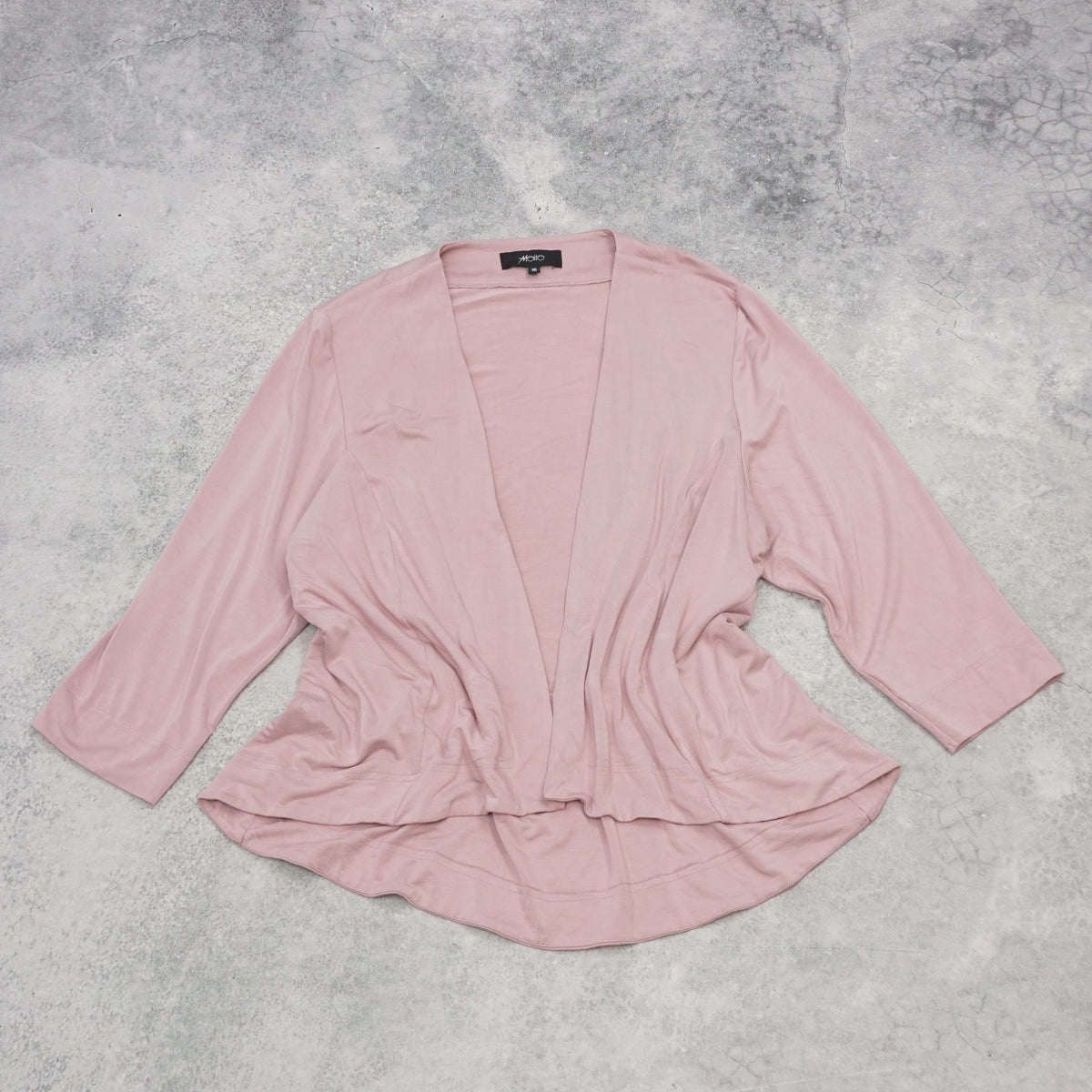 Motto Open Front Draped Cardigan