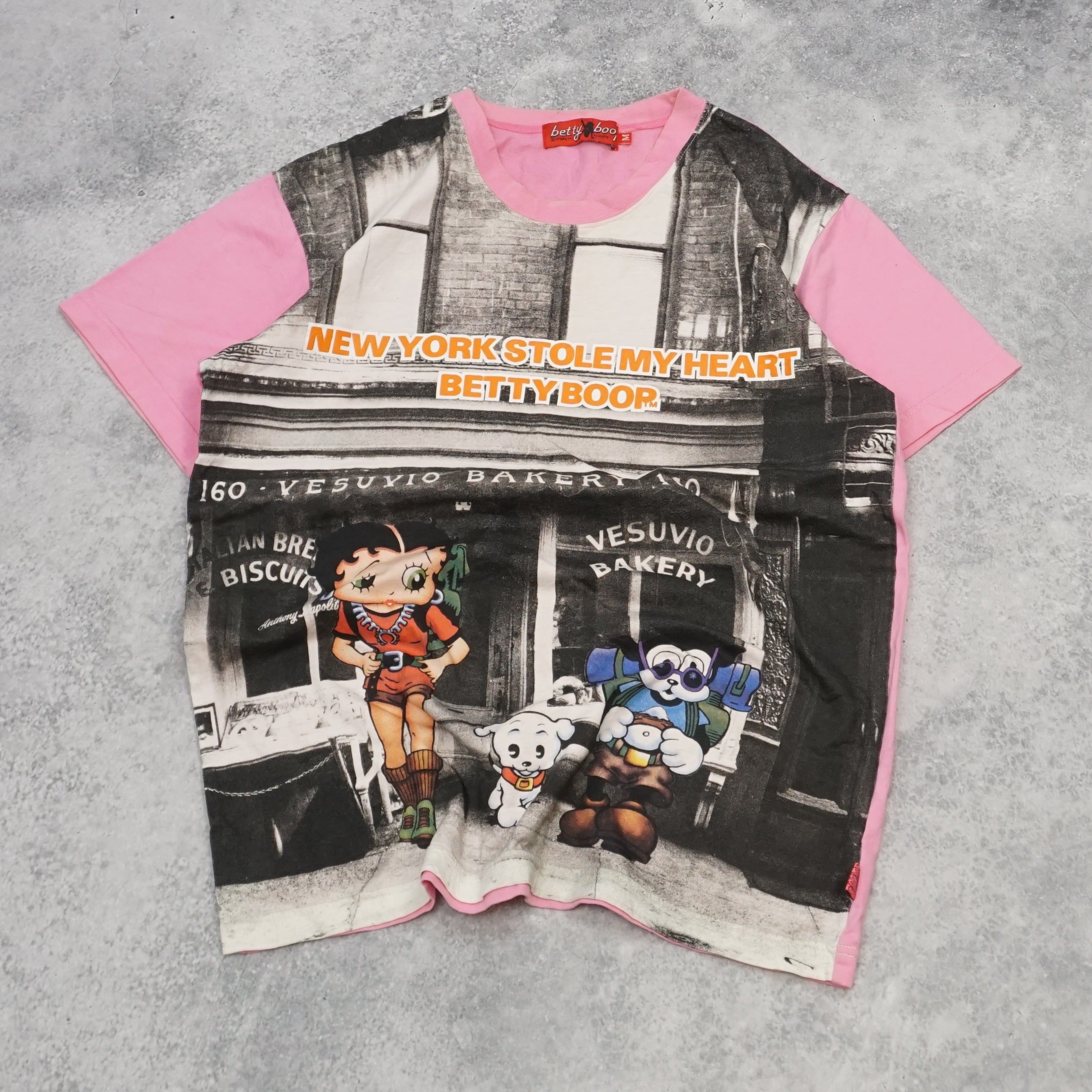 2000s Betty Boop New York Graphic T-Shirt