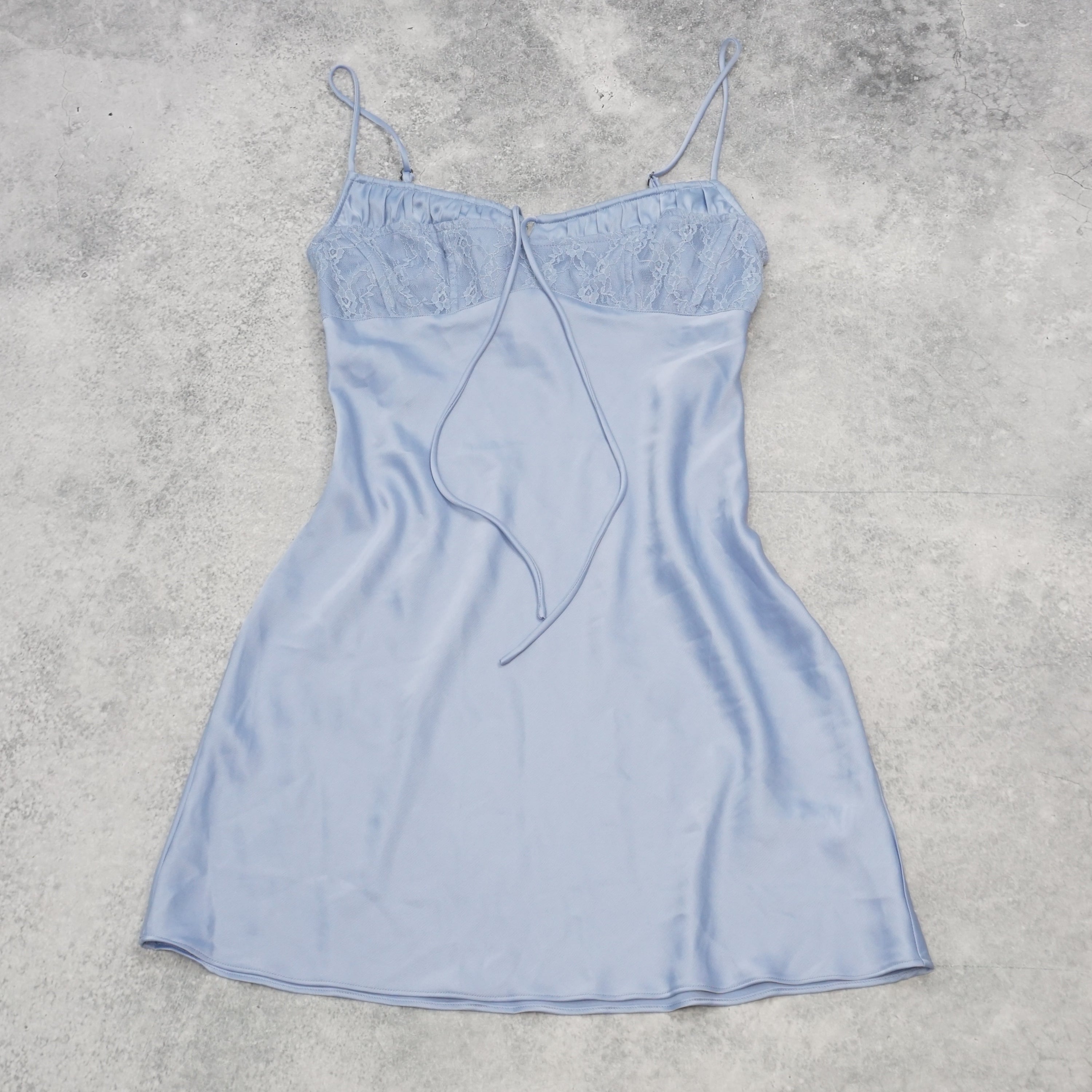 Urban Outfitters Satin Lace Mini Slip Dress