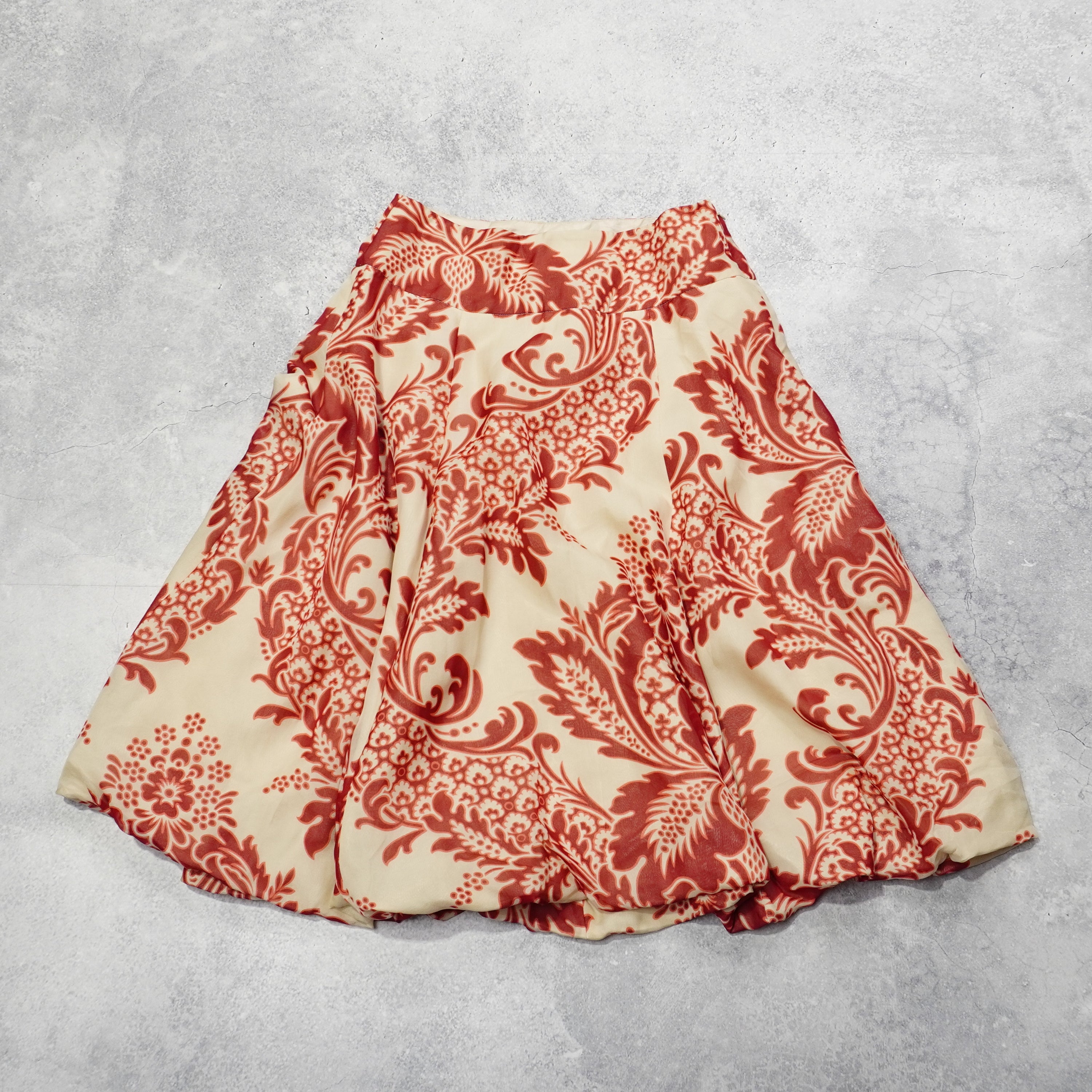 2000s DKNY Floral Print Skirt