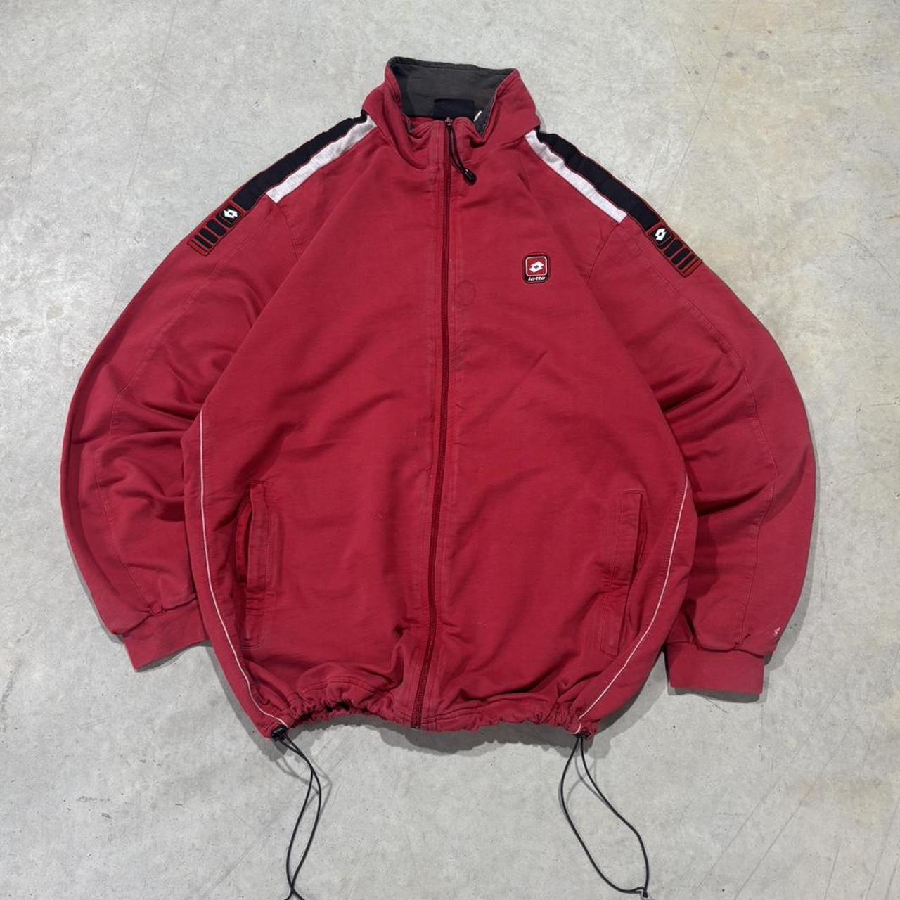 2000s Lotto Oversized Track Jacket Hoodie