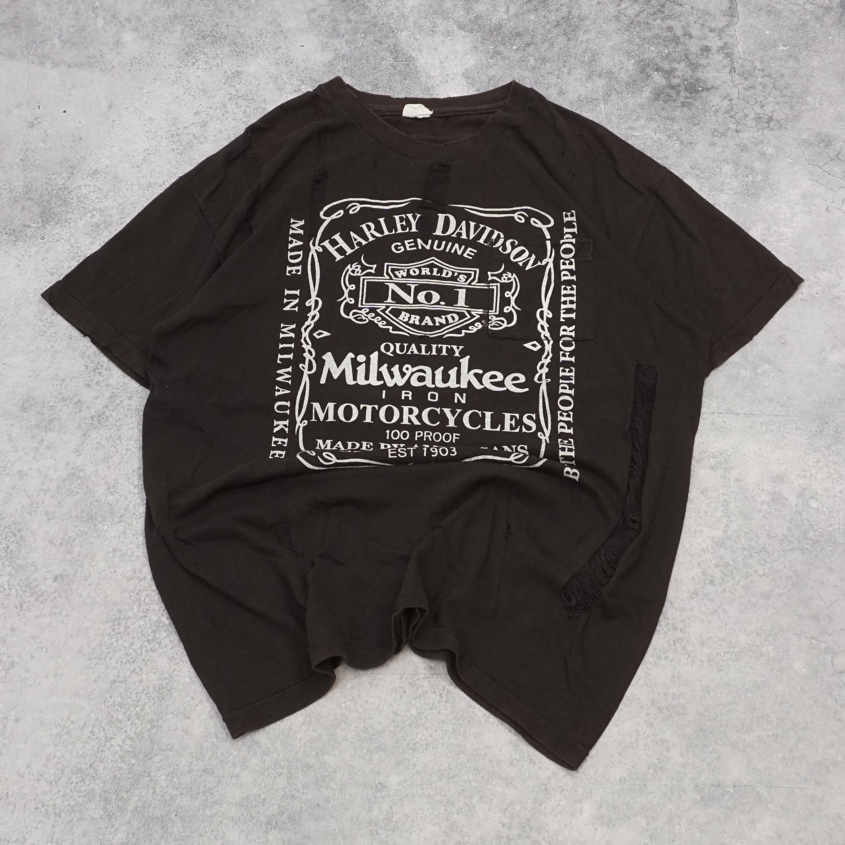 90s Harley Davidson Lancaster Milwaukee  T-Shirt