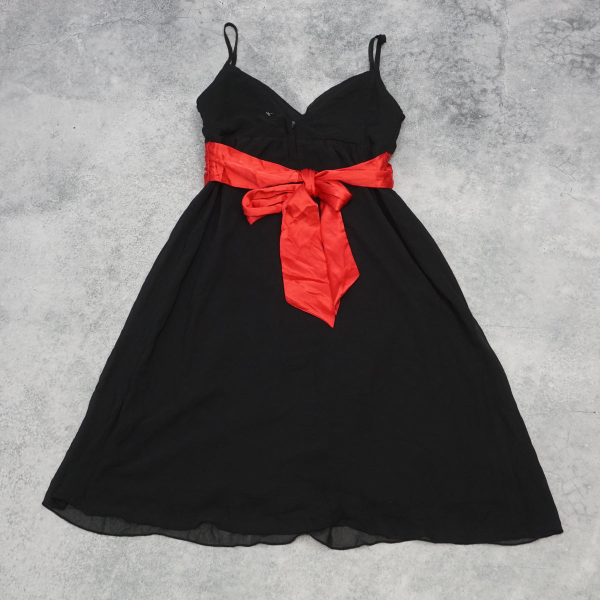 2000s B Wear Satin Bow Dress
