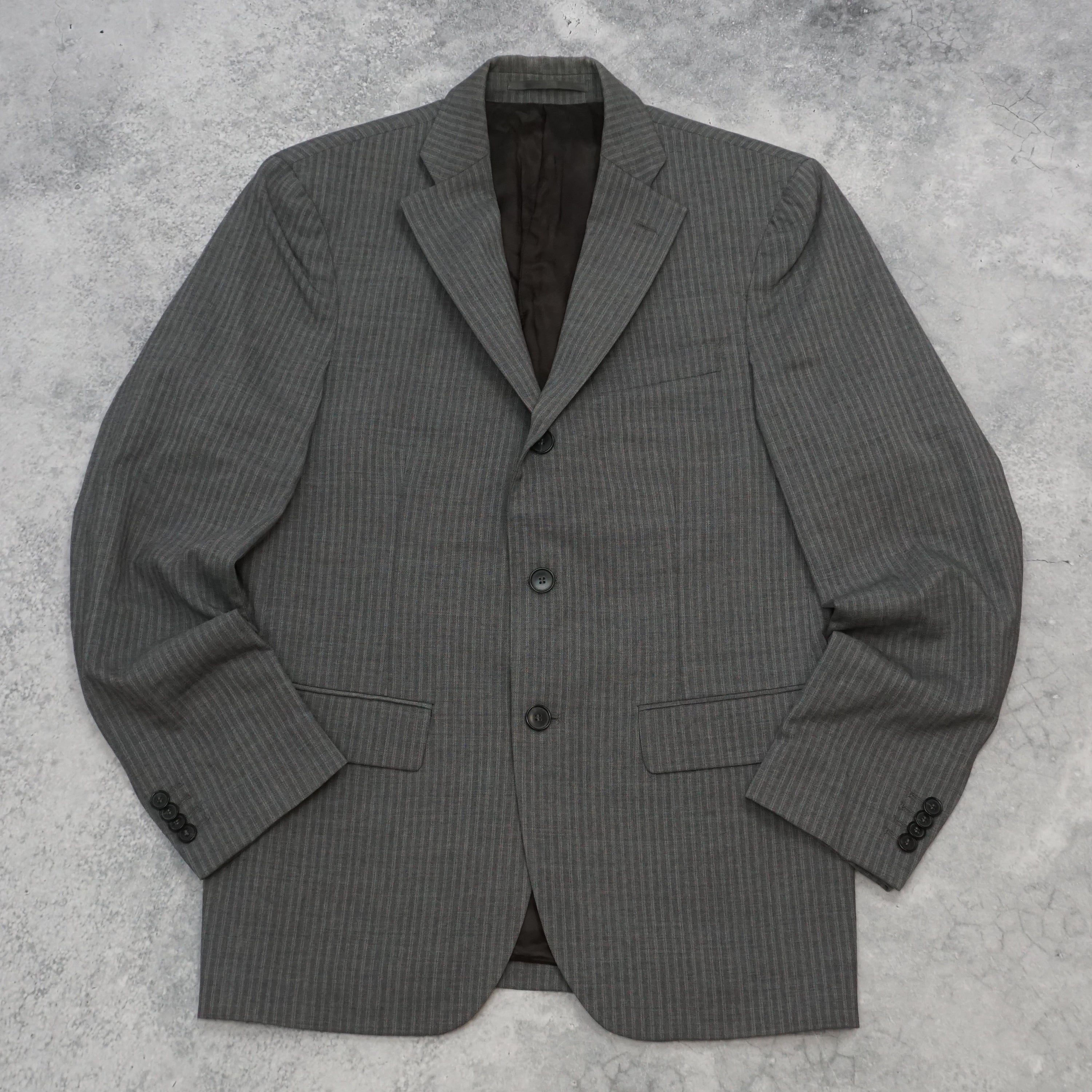 Acne Studios Pinstriped Slim Fit Blazer