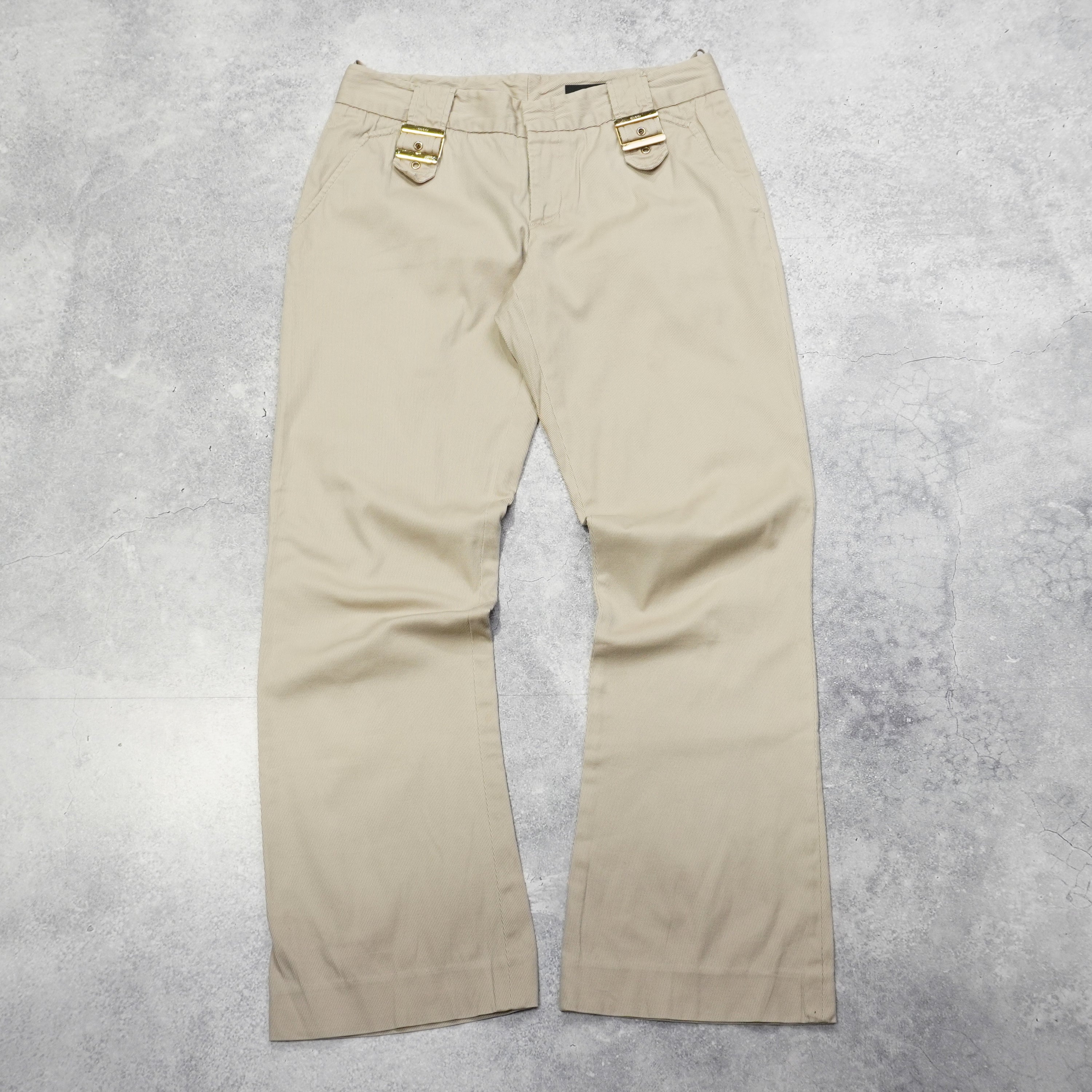 2000s Gucci Buckled Pants
