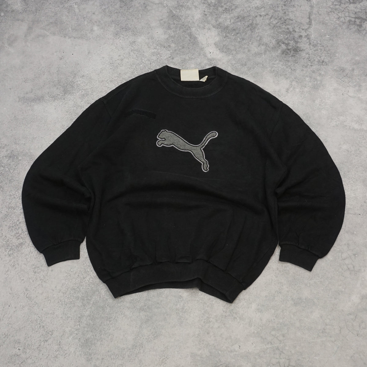 90s Puma Big Logo Embroidered Crewneck