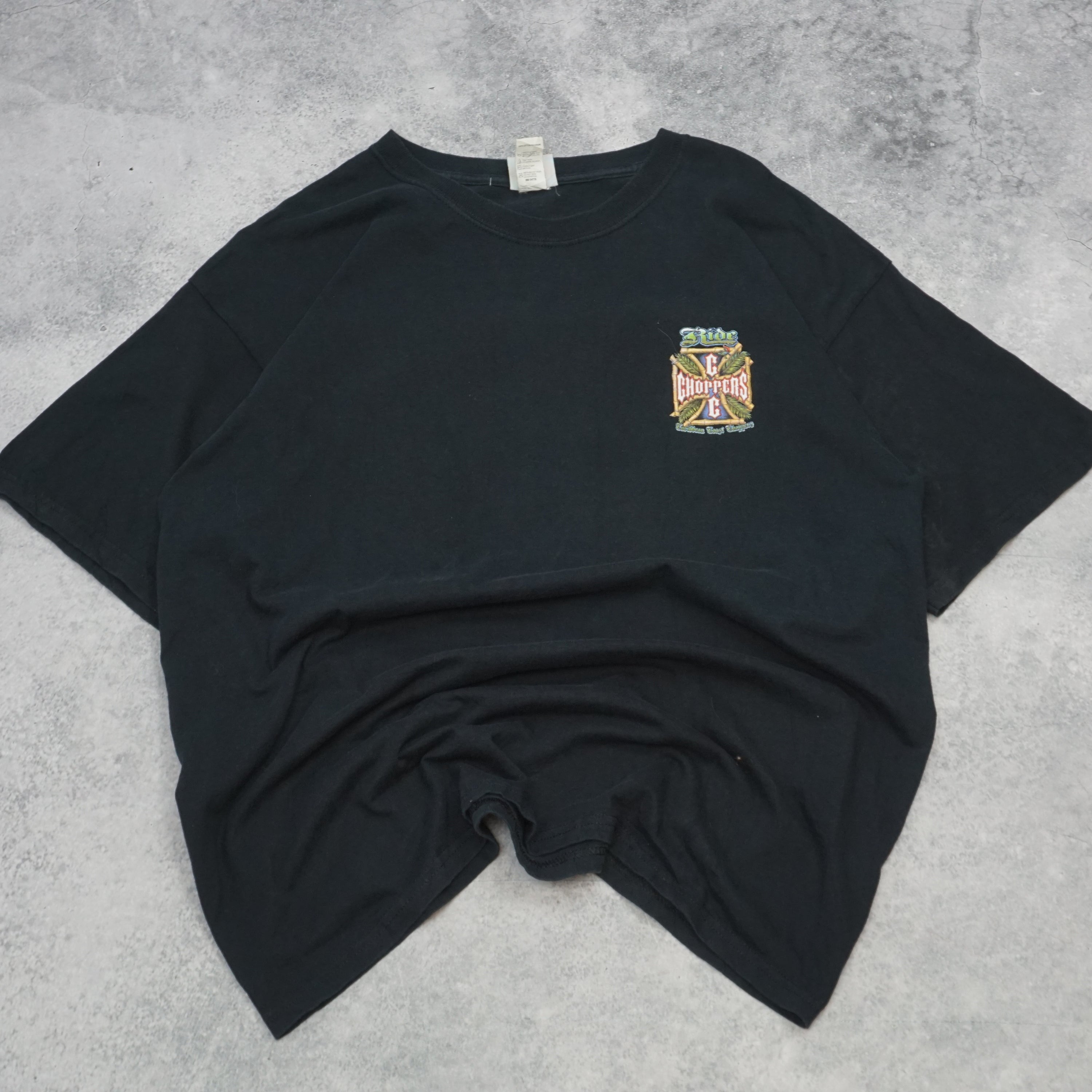 90s Caribbean Soul Choppers Graphic T-Shirt