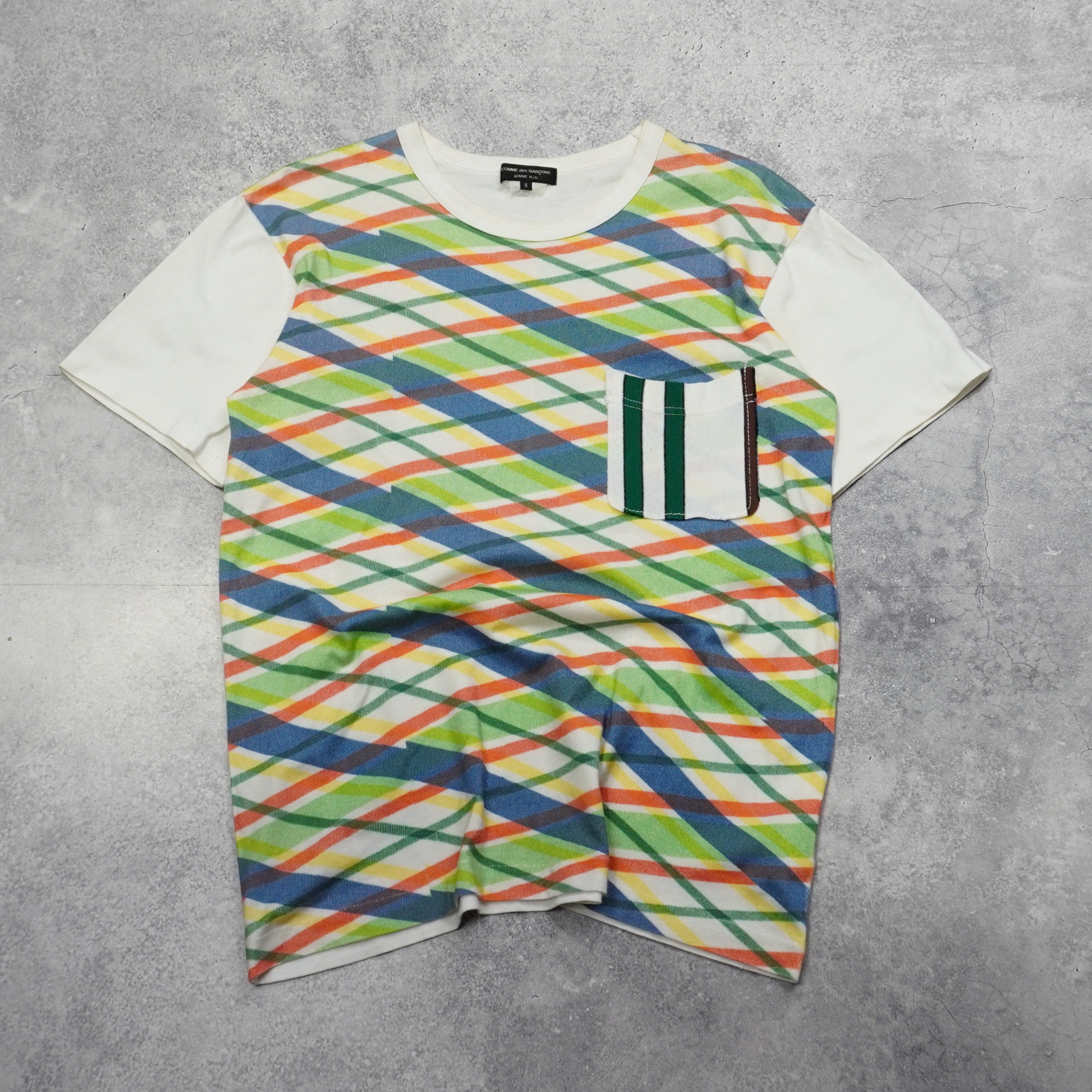 Comme Des Garçons Graphic Striped T-Shirt