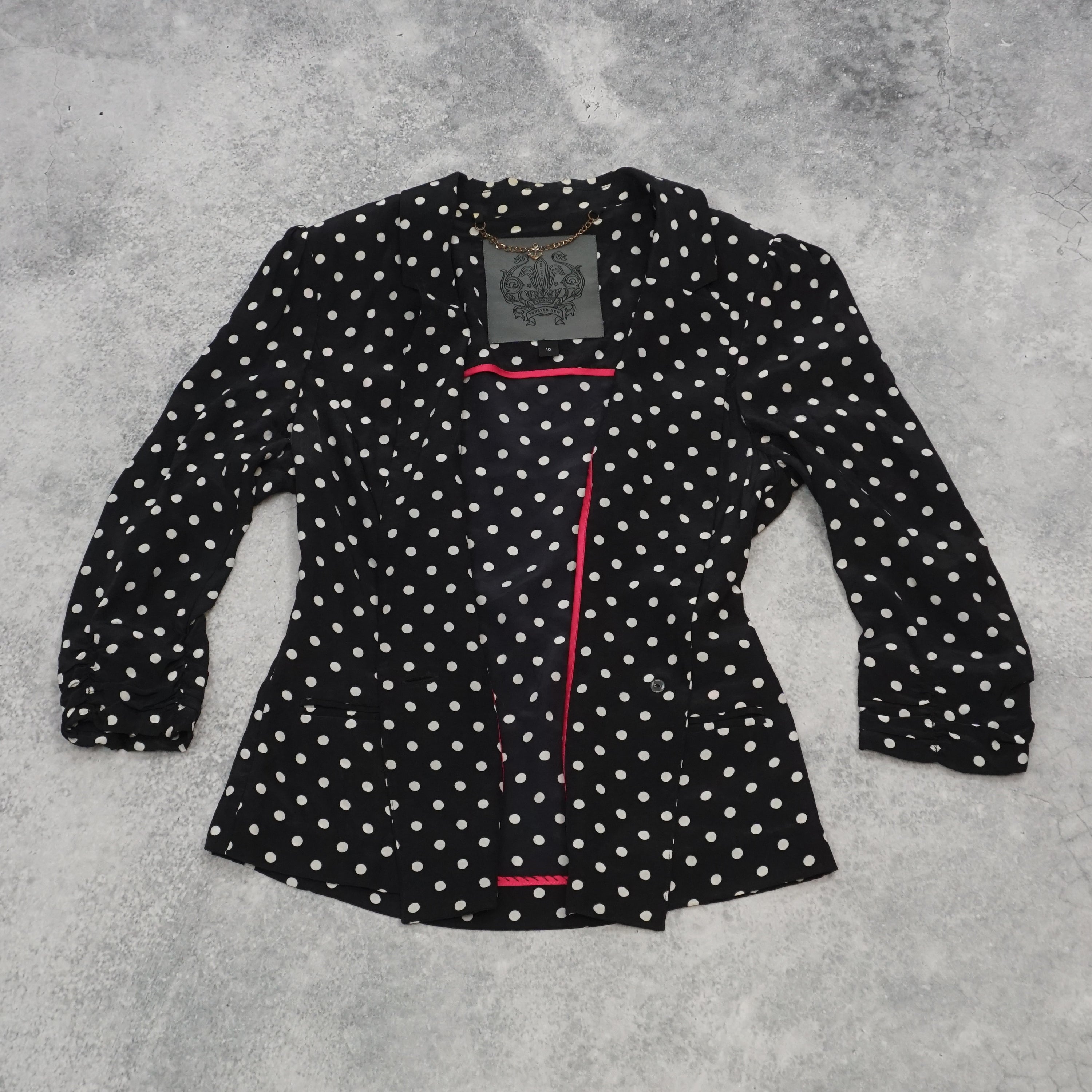 Forever New Polka Dot Button Up