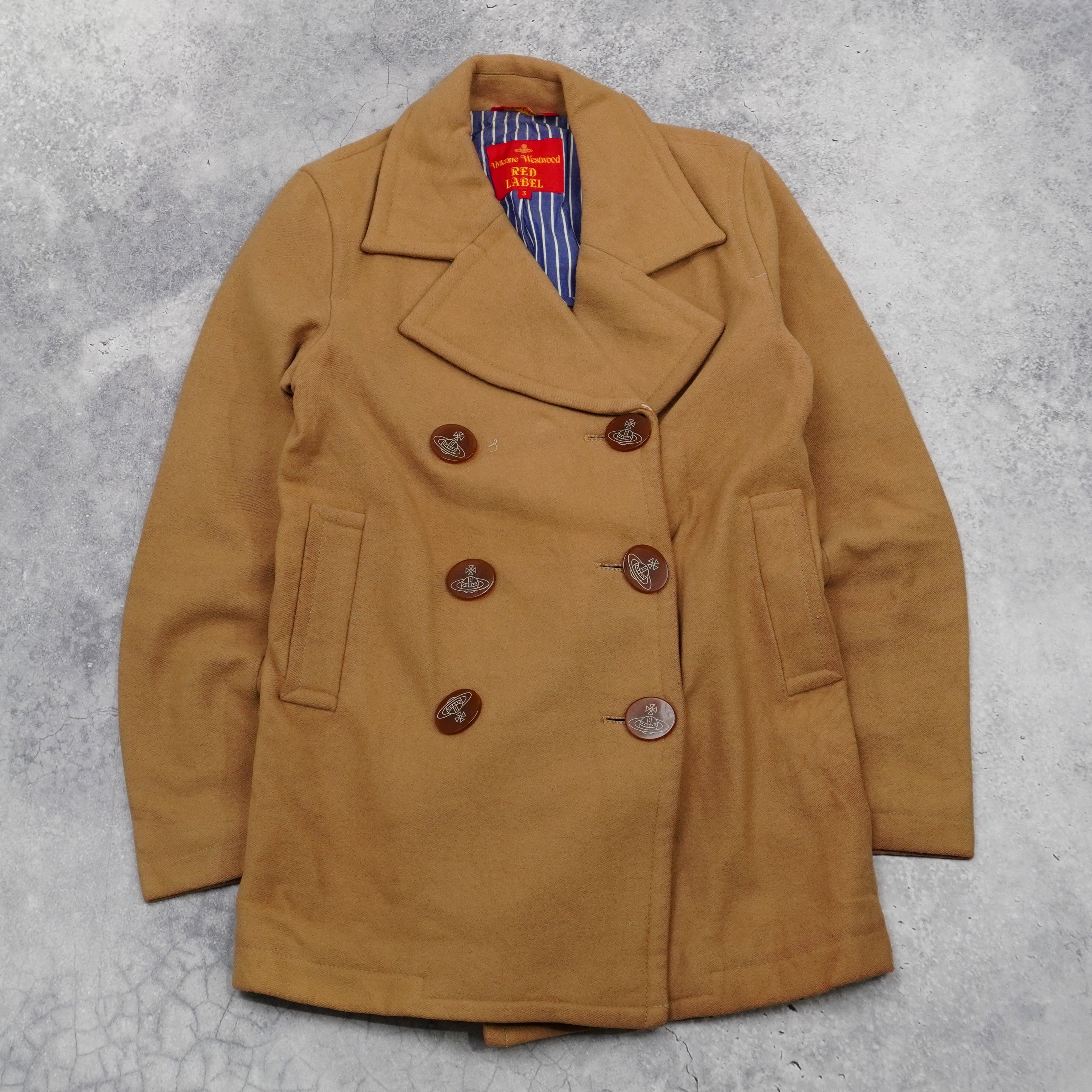 Vivienne Westwood Red Label Double Breasted Wool Coat