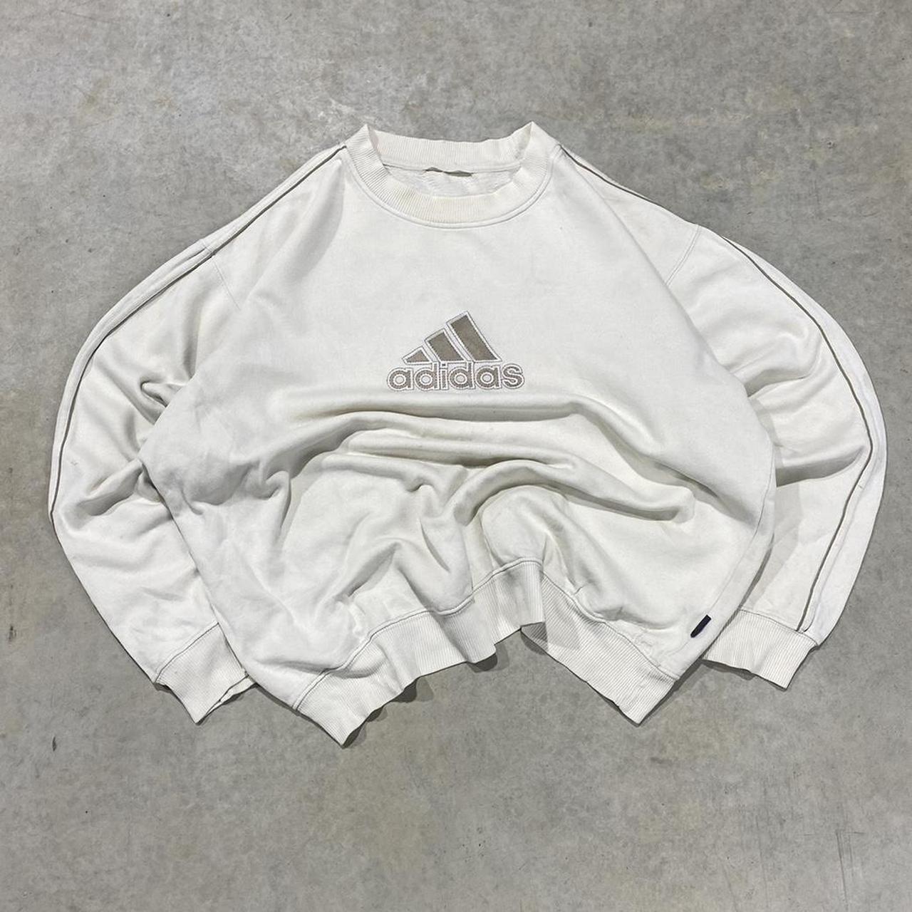 2000s Adidas Boxy Y2K Crewneck Jumper