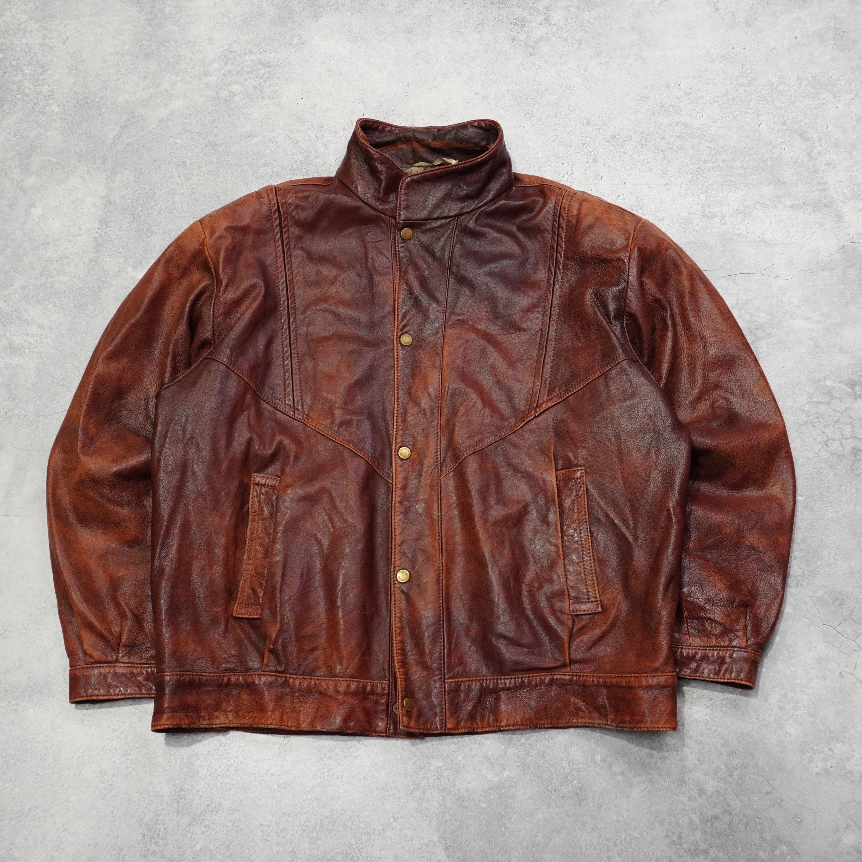 90s Masens Leather Jacket
