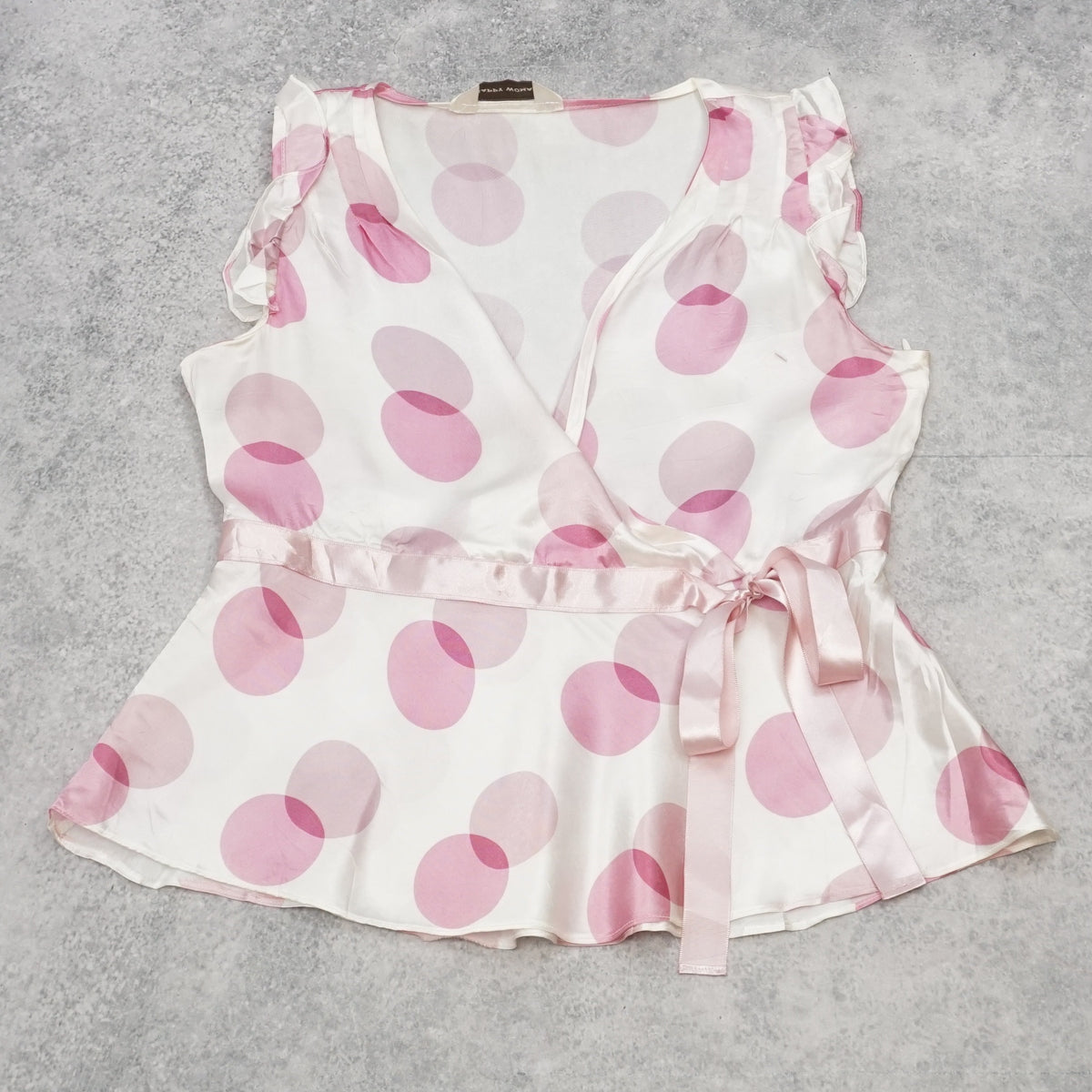2000s Happy Woman Wrap Blouse