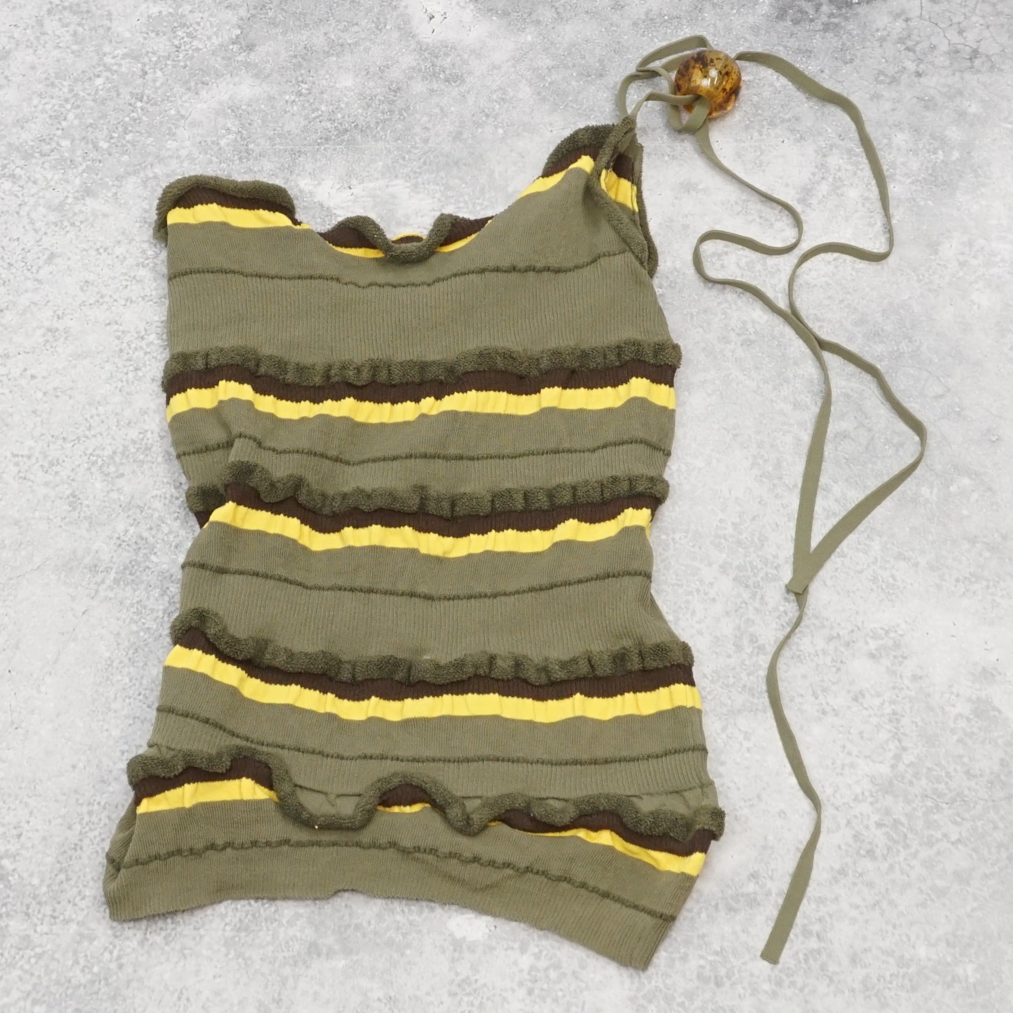 Jacquemus Striped Ribbed Top